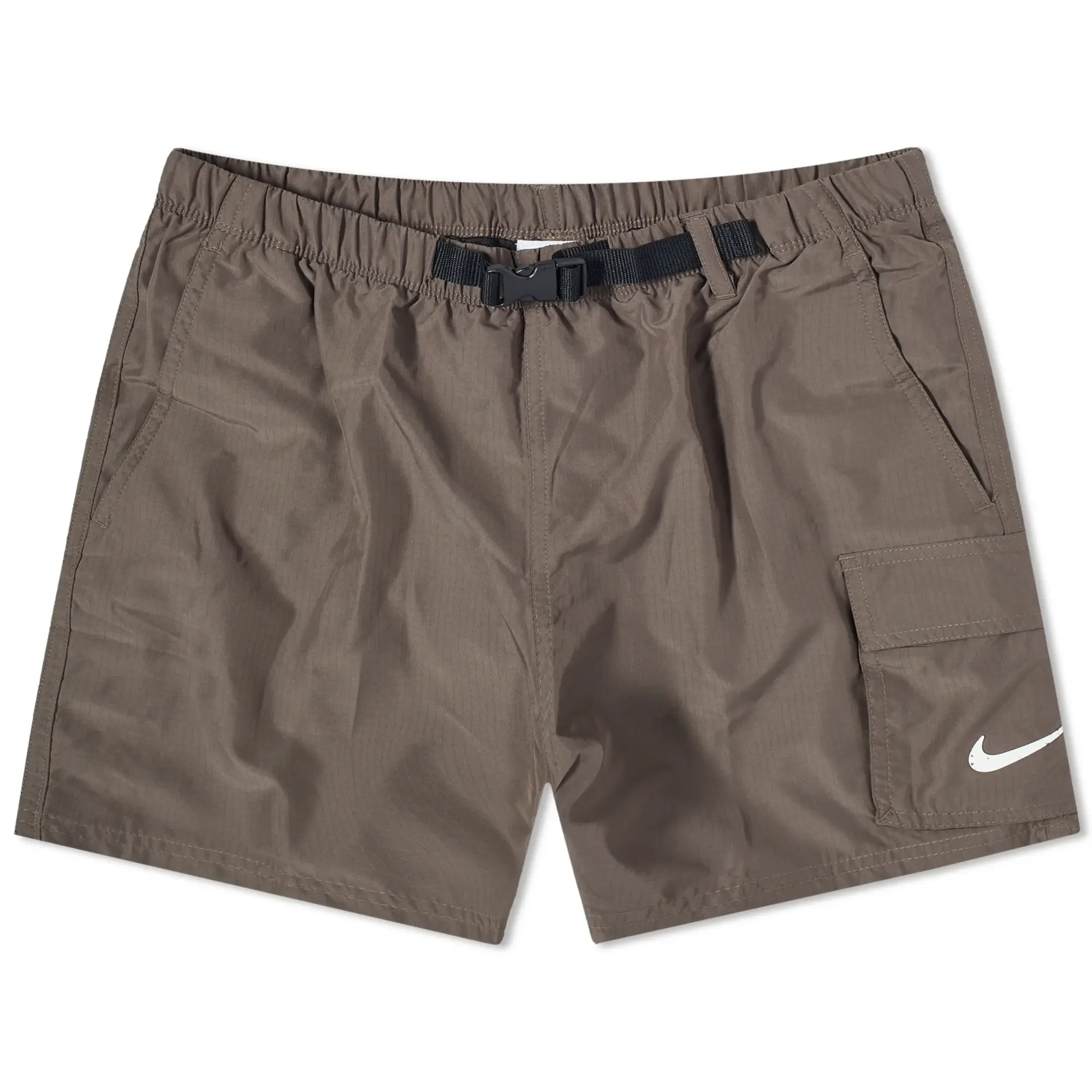 Nike Swimming Explore Volley Cargo 5 inch swim shorts in olive green