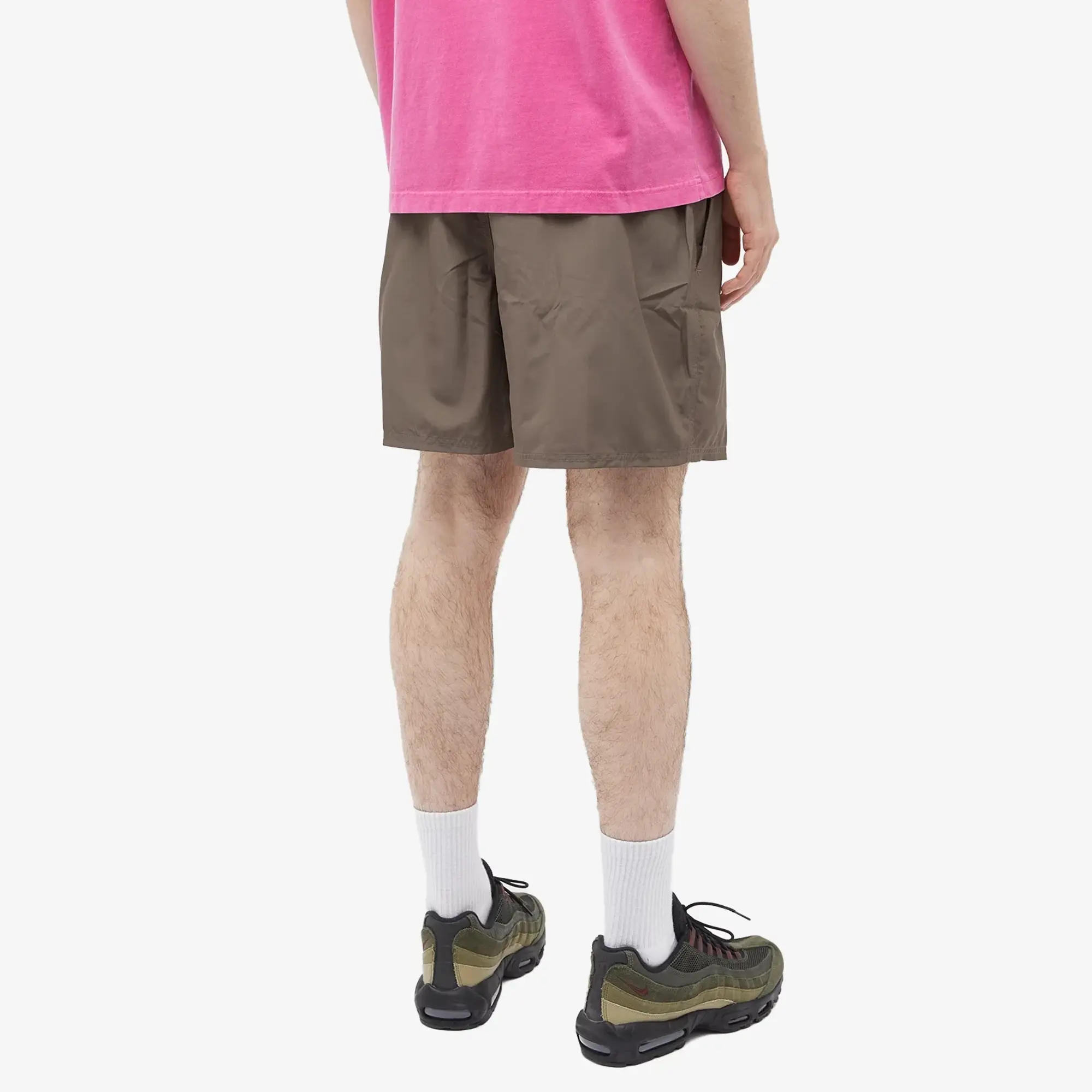 Nike Swimming Explore Volley Cargo 5 inch swim shorts in olive green