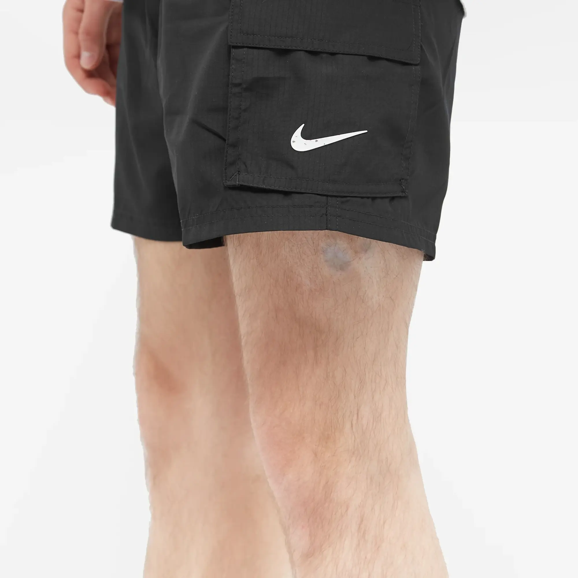 Nike Swimming Explore Volley Cargo 5 inch swim shorts in olive green