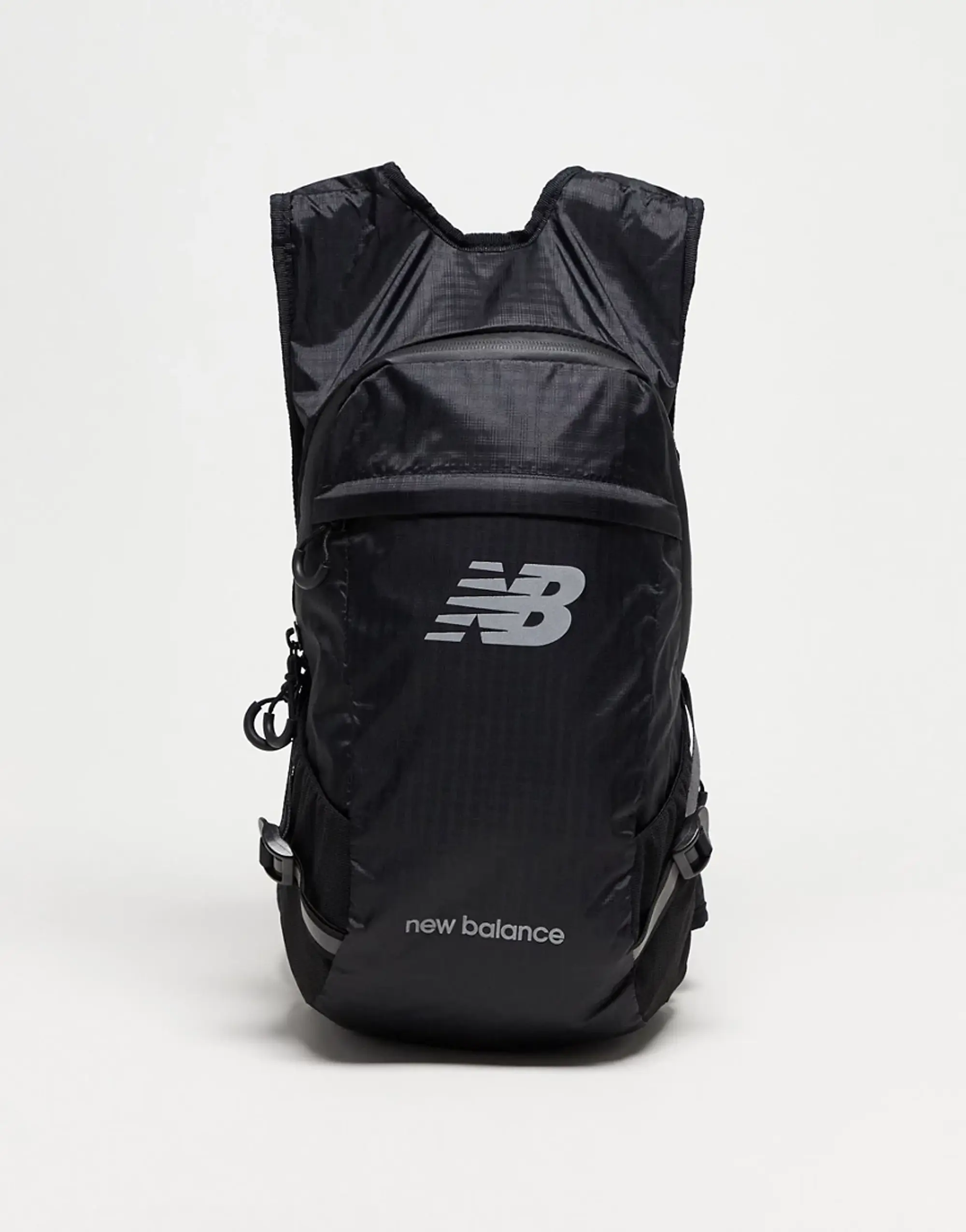 New Balance running backpack with logo in black