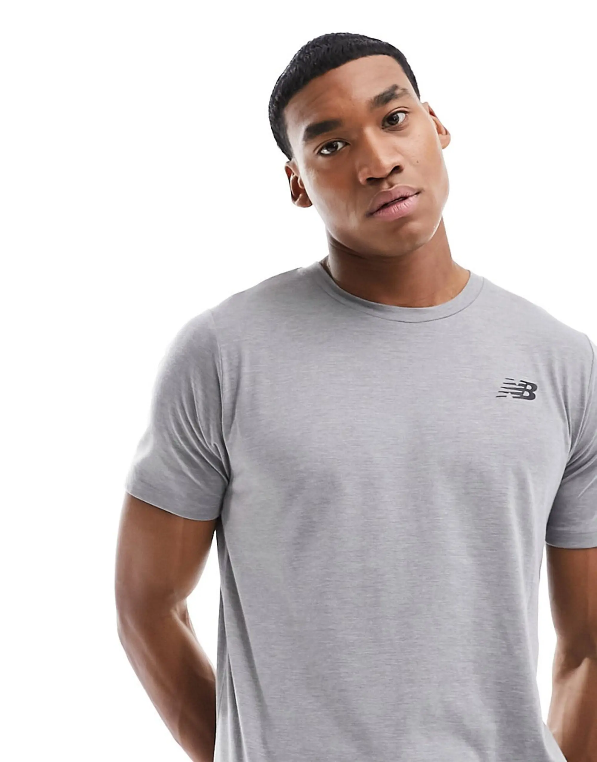 New Balance Tenacity Heathertech Short Sleeve T-shirt
