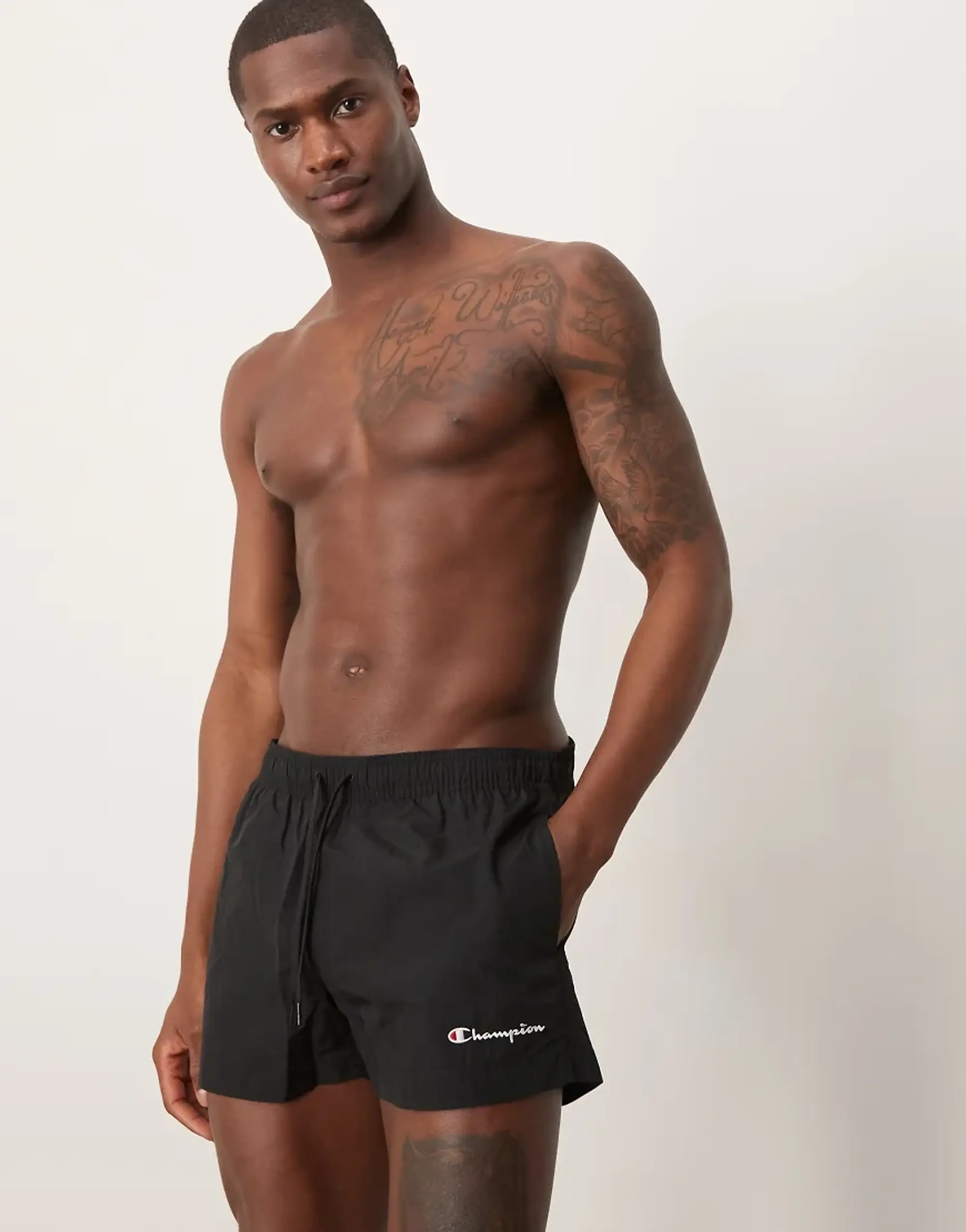 Champion swim shorts in black