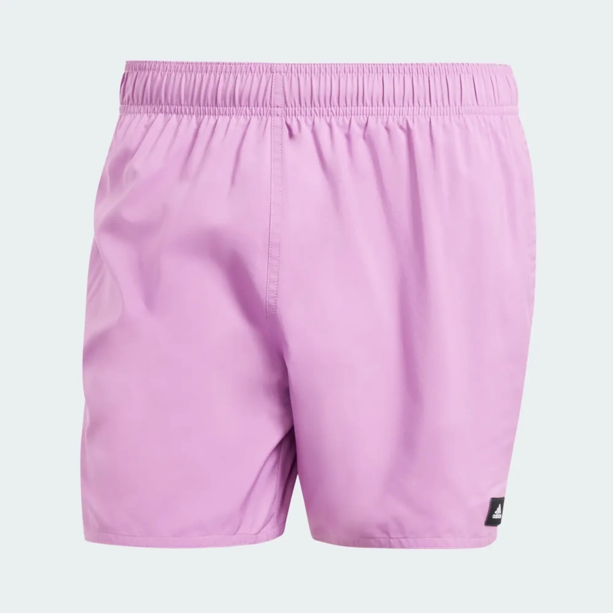 adidas Solid CLX short-length swim shorts in light blue