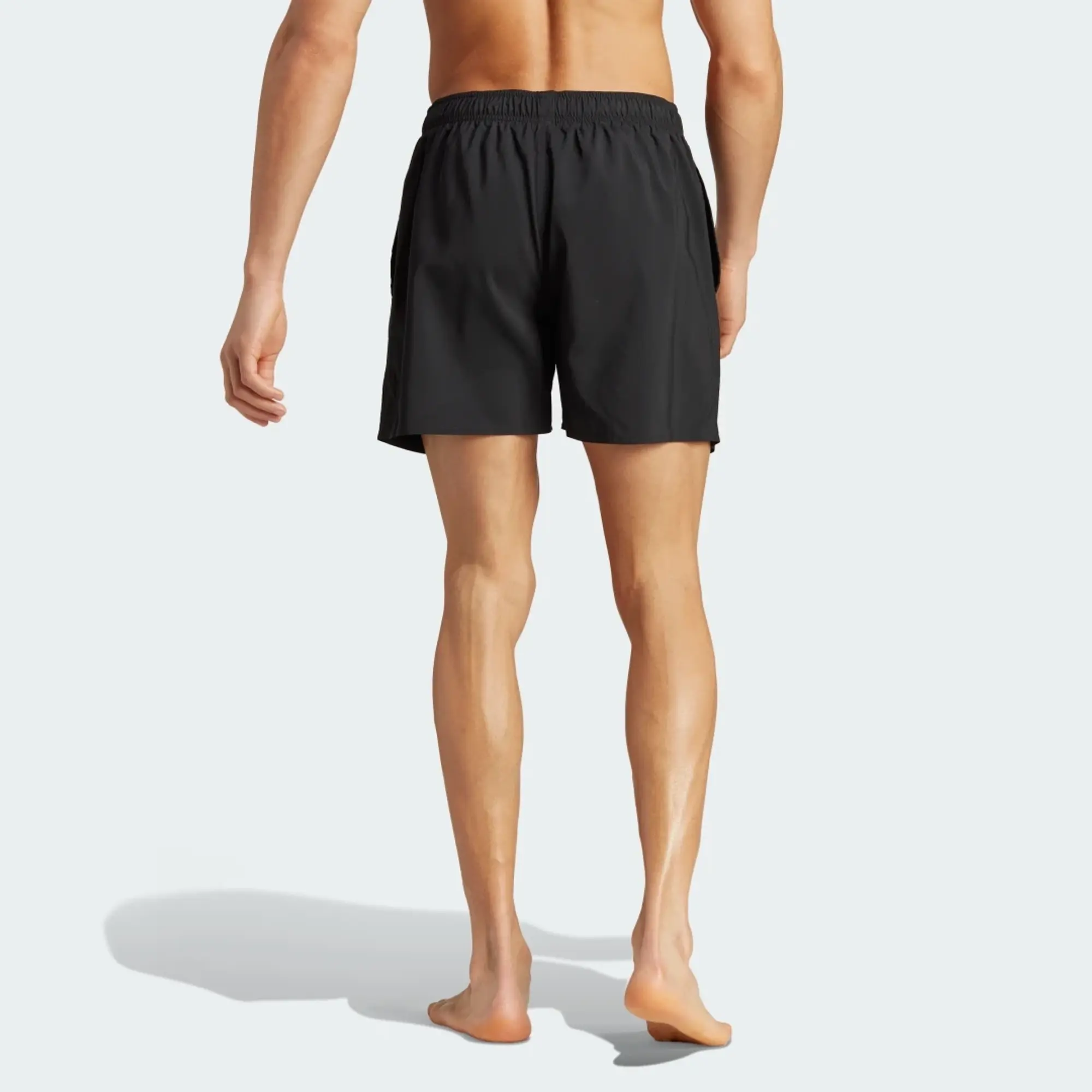 adidas Solid CLX short-length swim shorts in light blue