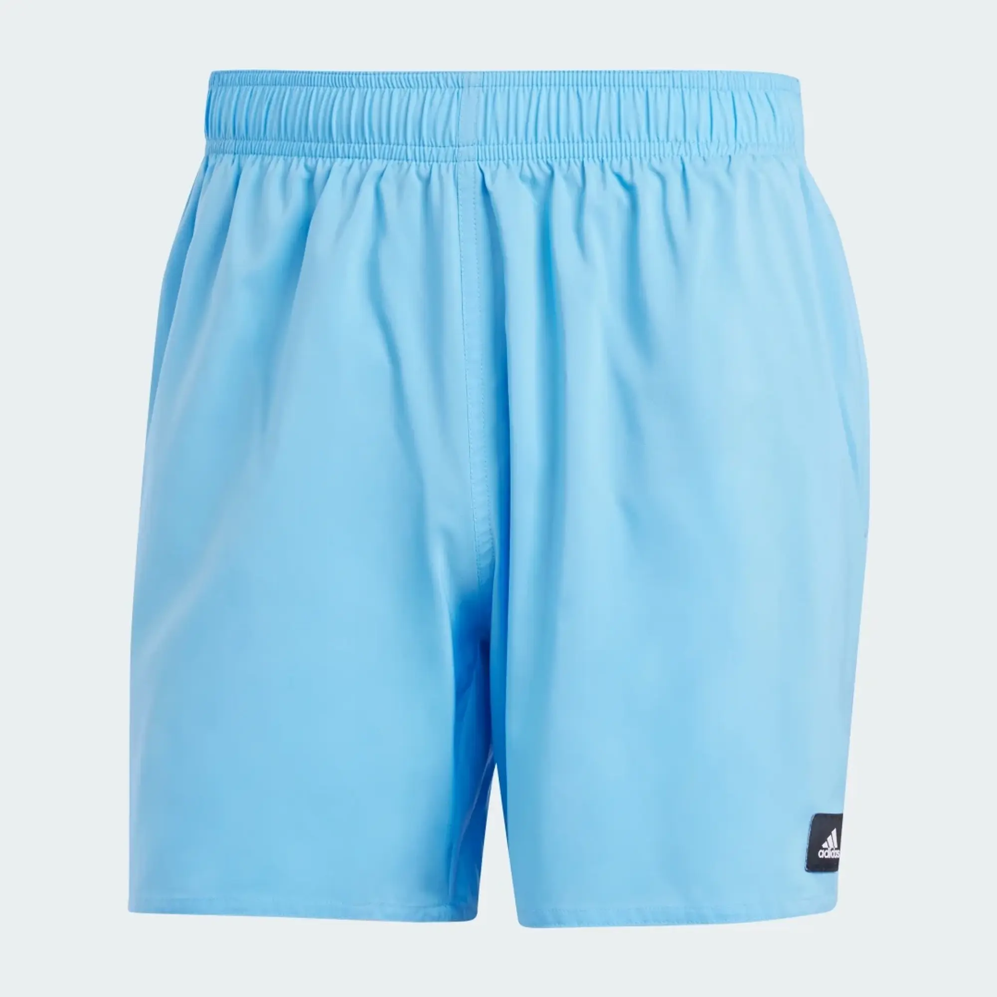 adidas Solid CLX short-length swim shorts in light blue