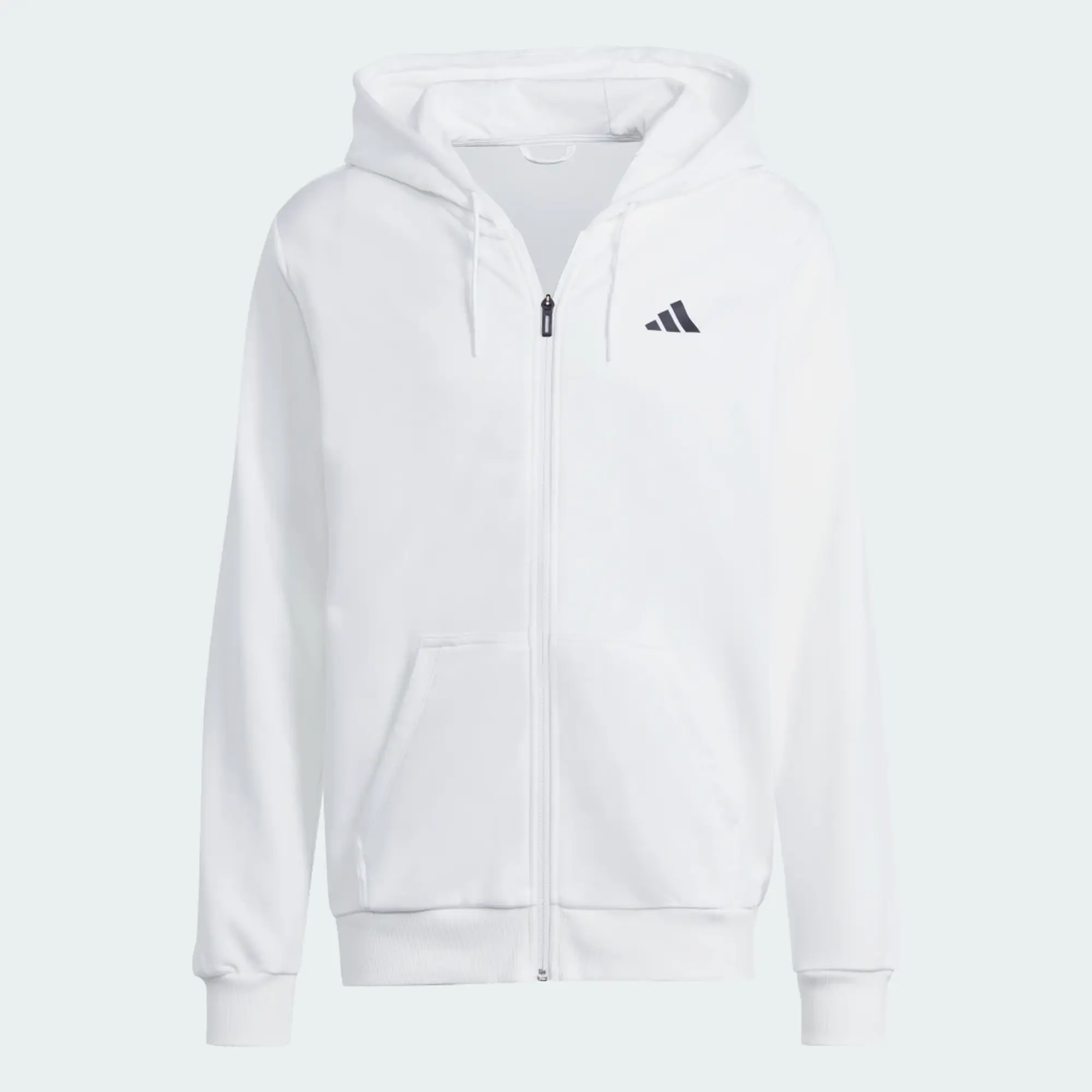 Adidas Club Tennis Teamwear Full-Zip Hoodie In White