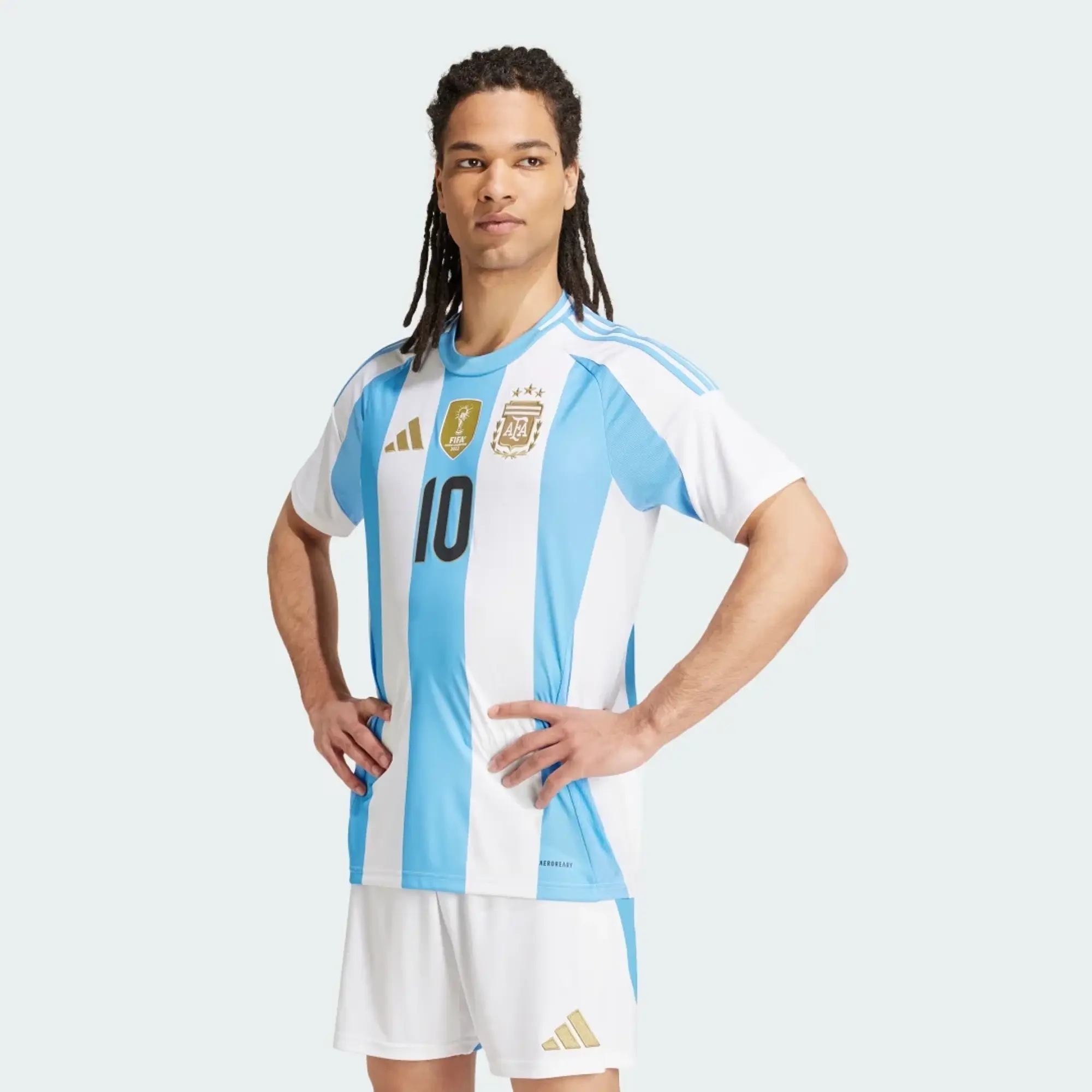 adidas Argentina Mens SS Home Copa America Shirt 2024