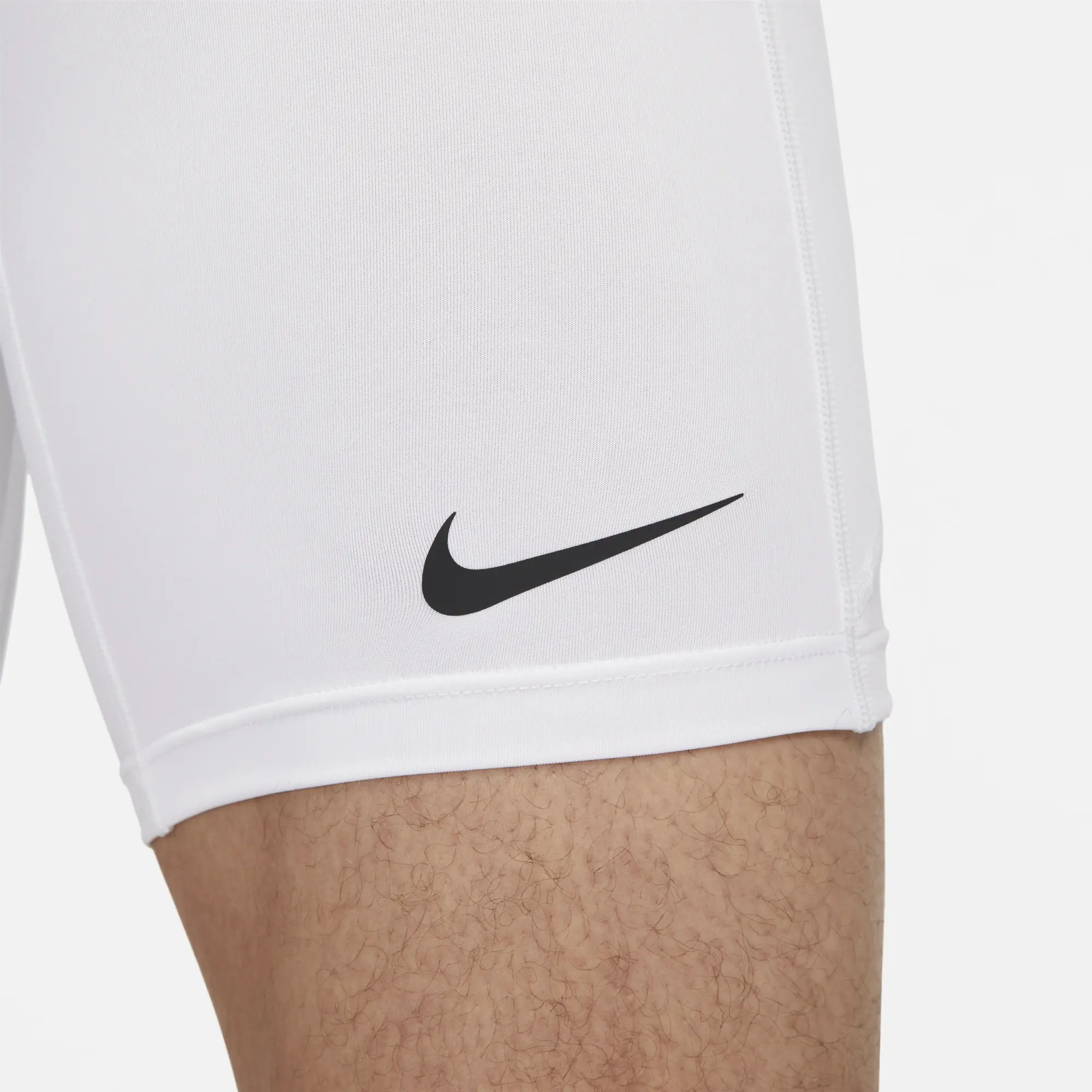 Nike Pro Men's Dri-FIT Fitness Shorts - White - Recycled Polyester Minimum