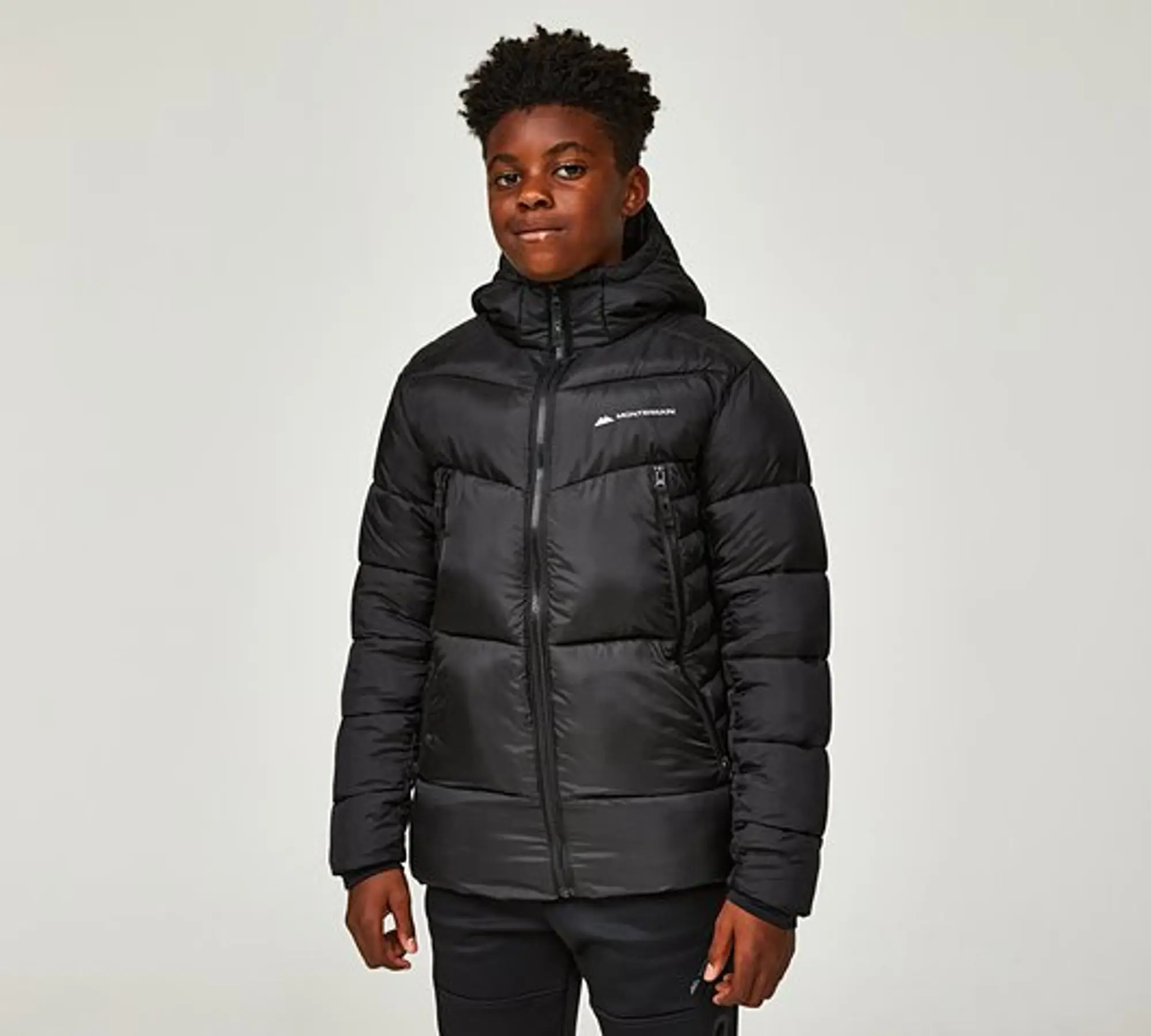 Monterrain Junior Blanc Synthetic Puffer Jacket - Black - Size XL/B - Black