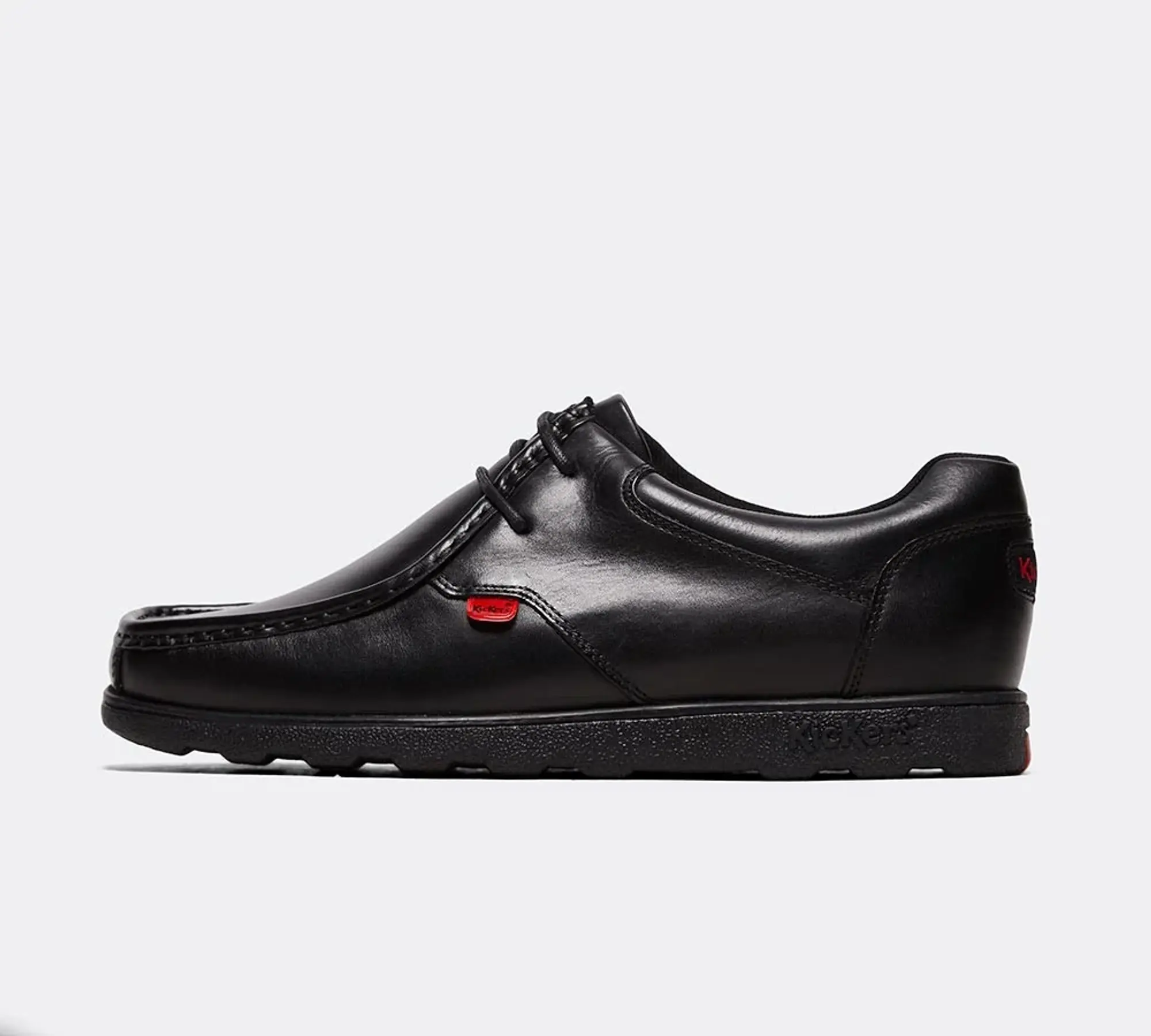 Kickers Fragma 15 Lace Leather Shoe - BLACK - Size 10 - Black