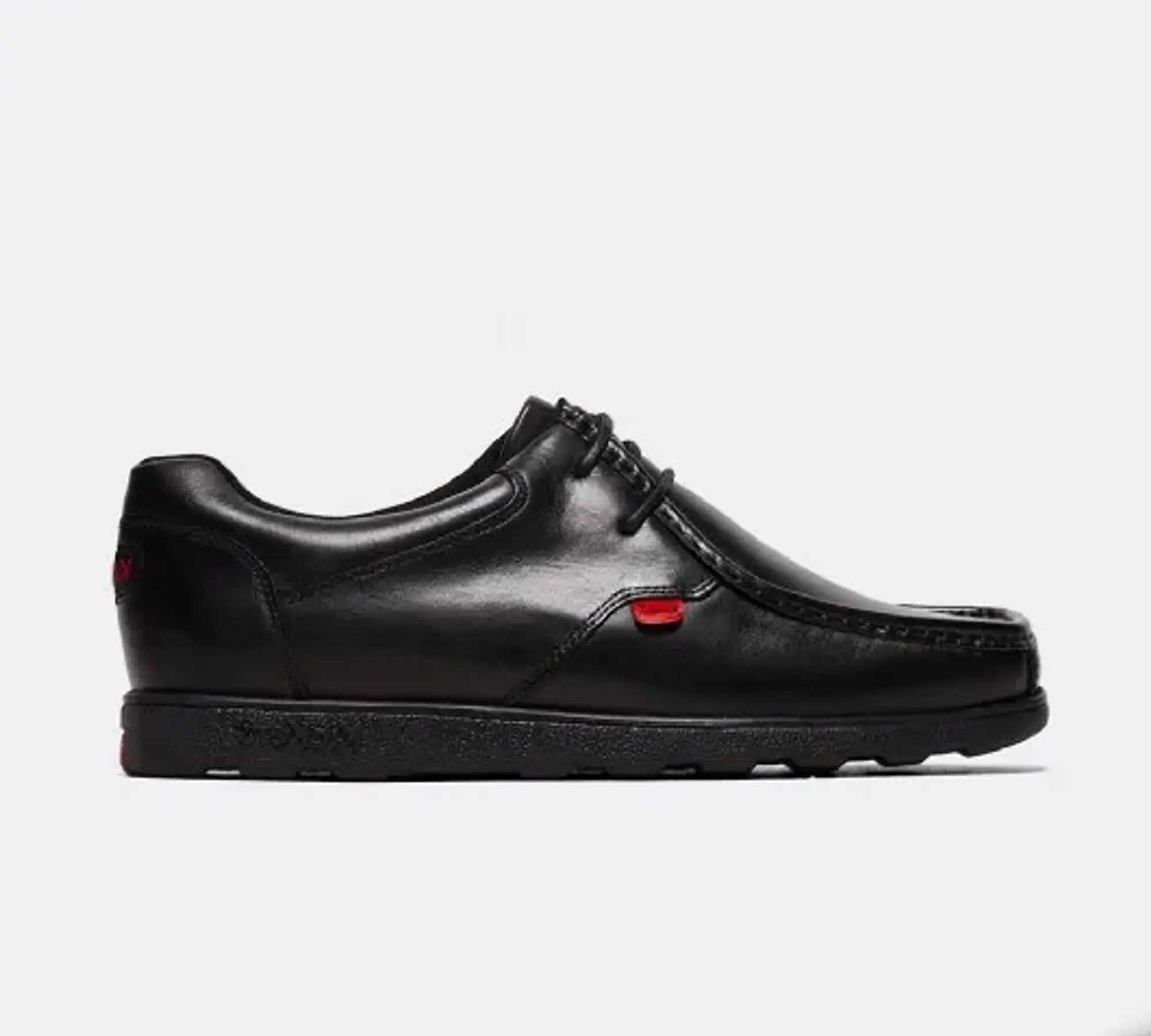 Kickers Fragma 15 Lace Leather Shoe - BLACK - Size 10 - Black