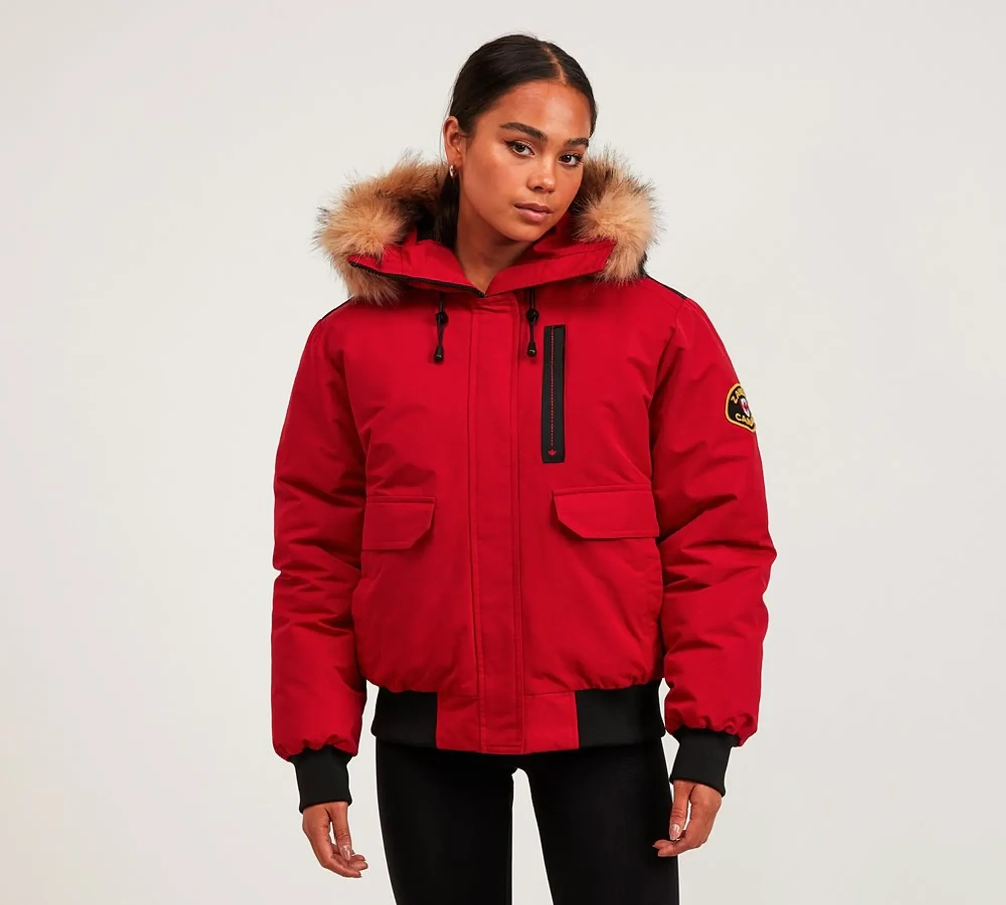 Zavetti Canada Womens Gabellia Jacket Red Size M Red ZVC 077