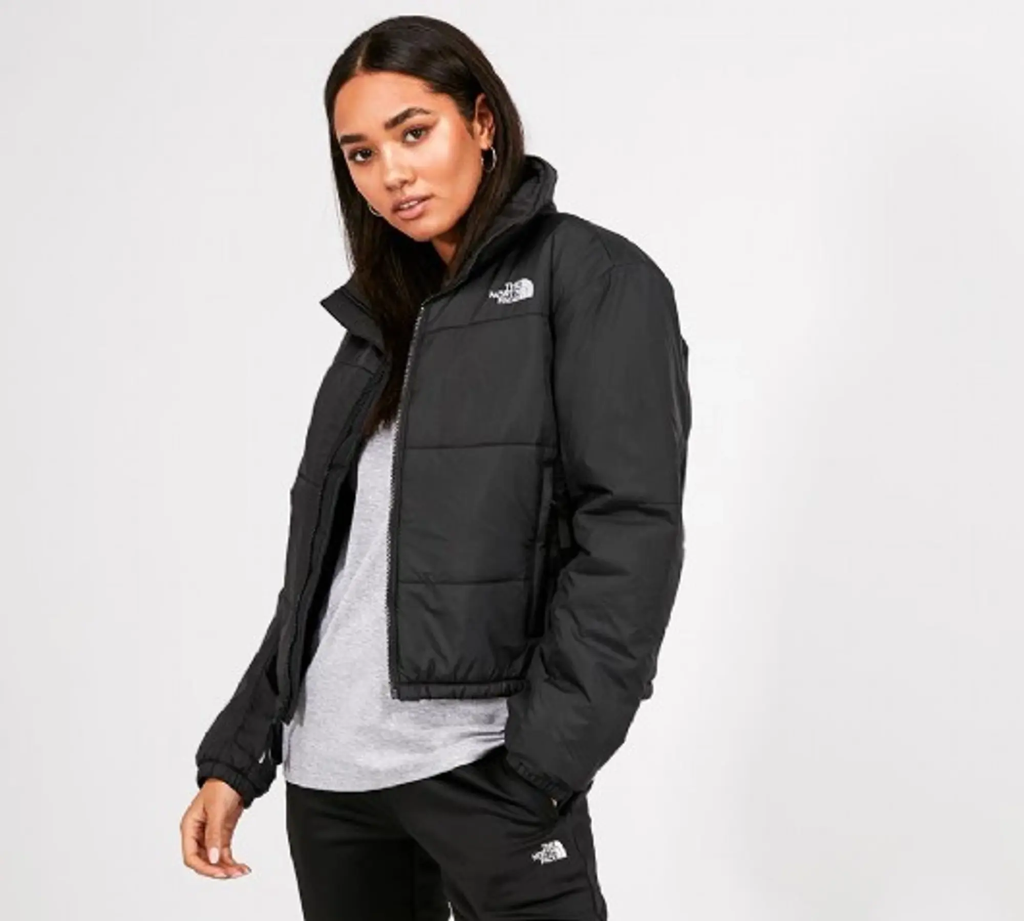 The North Face Womens Gosei Puffer Jacket - Black - Size L - Black