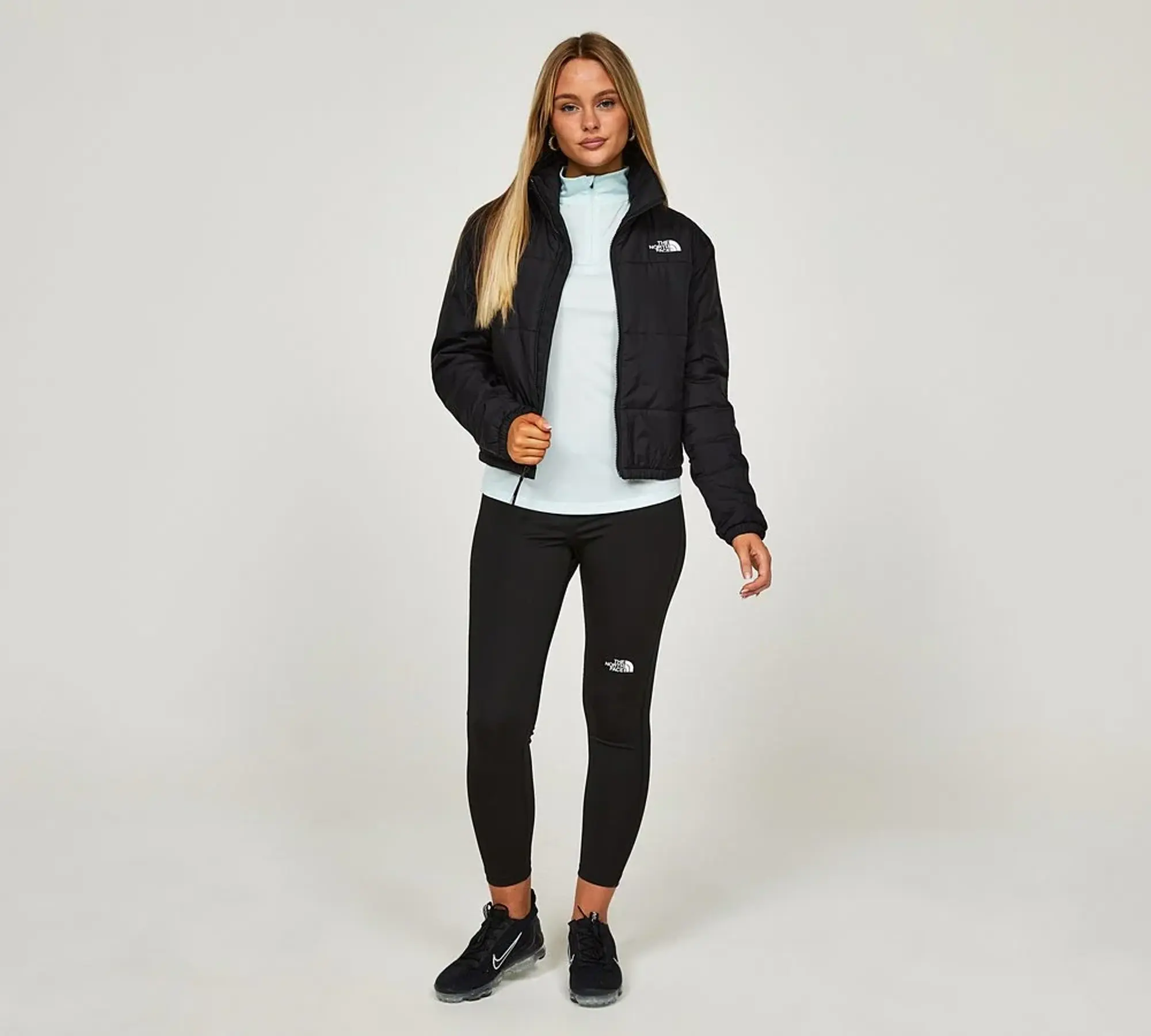 The North Face Womens Gosei Puffer Jacket - Black - Size L - Black