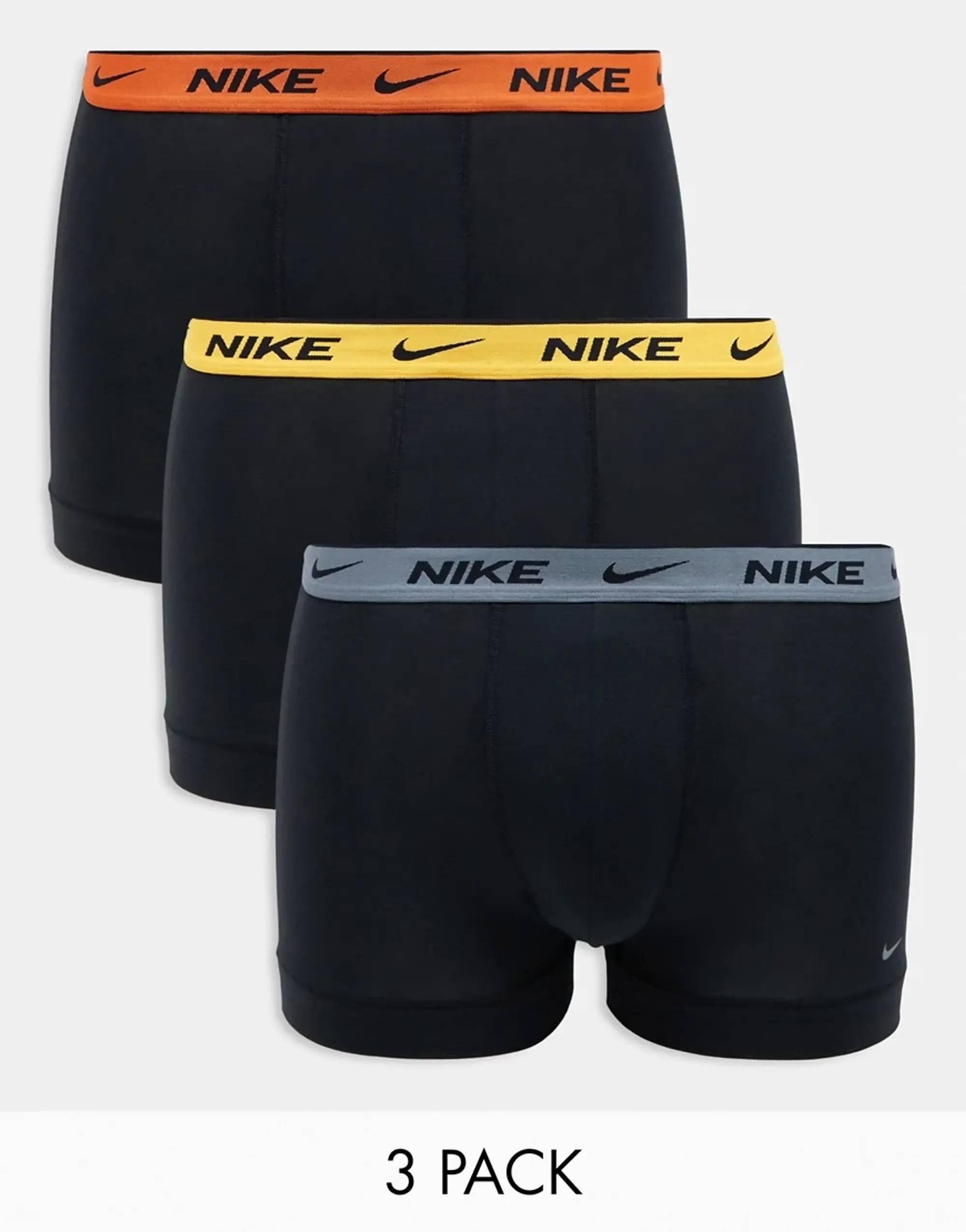 Nike Trunk 3 Pack Unisex Underwear - Black