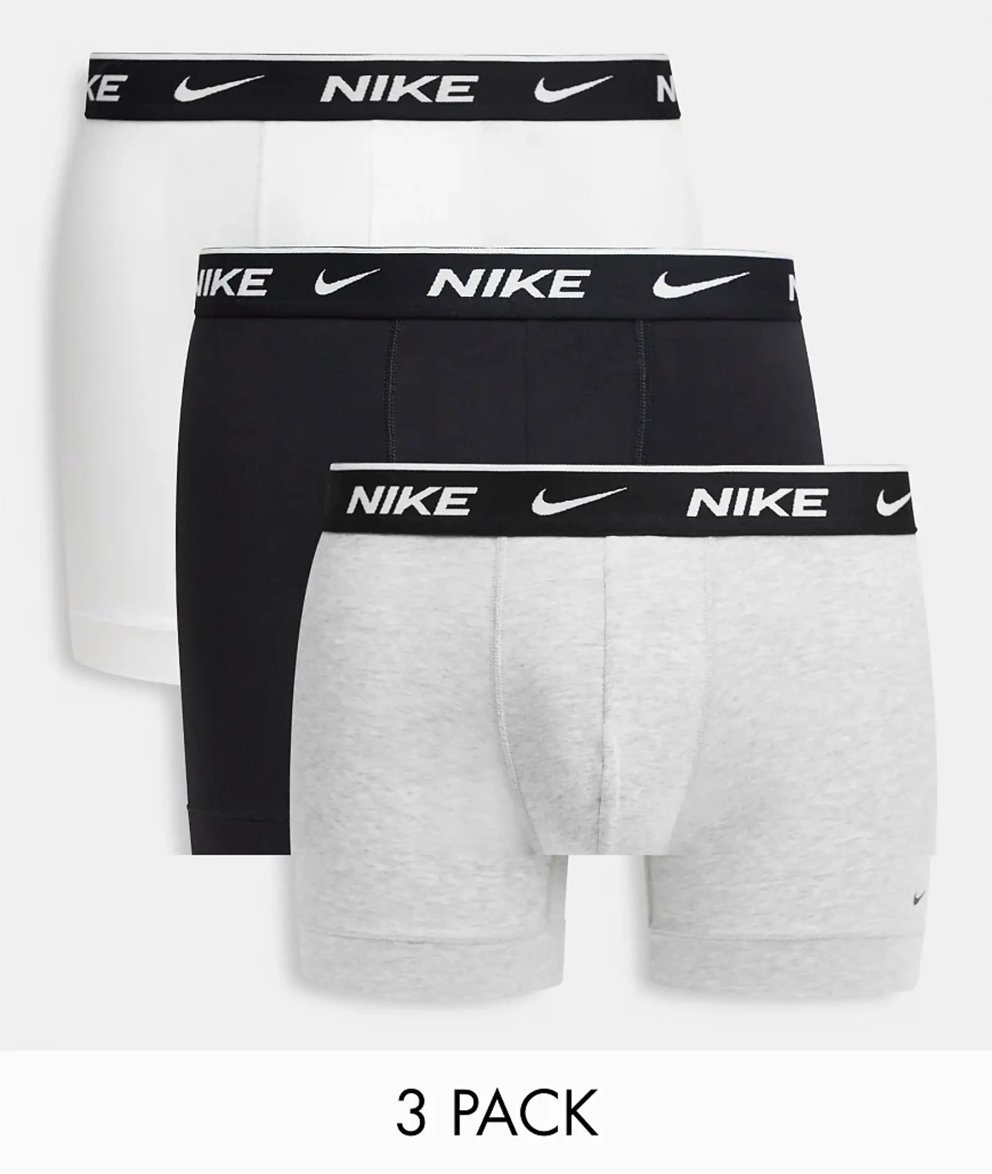 Nike Trunk 3 Pack Unisex Underwear - Black