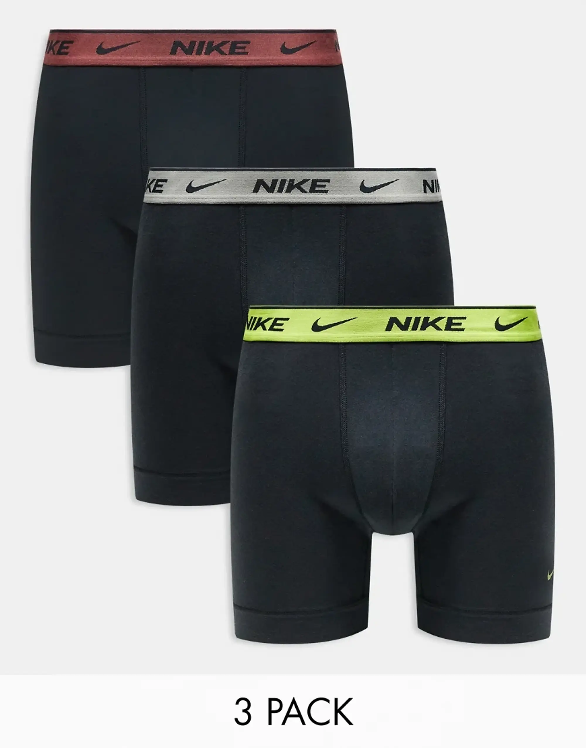 Nike Trunk 3 Pack Unisex Underwear - Black