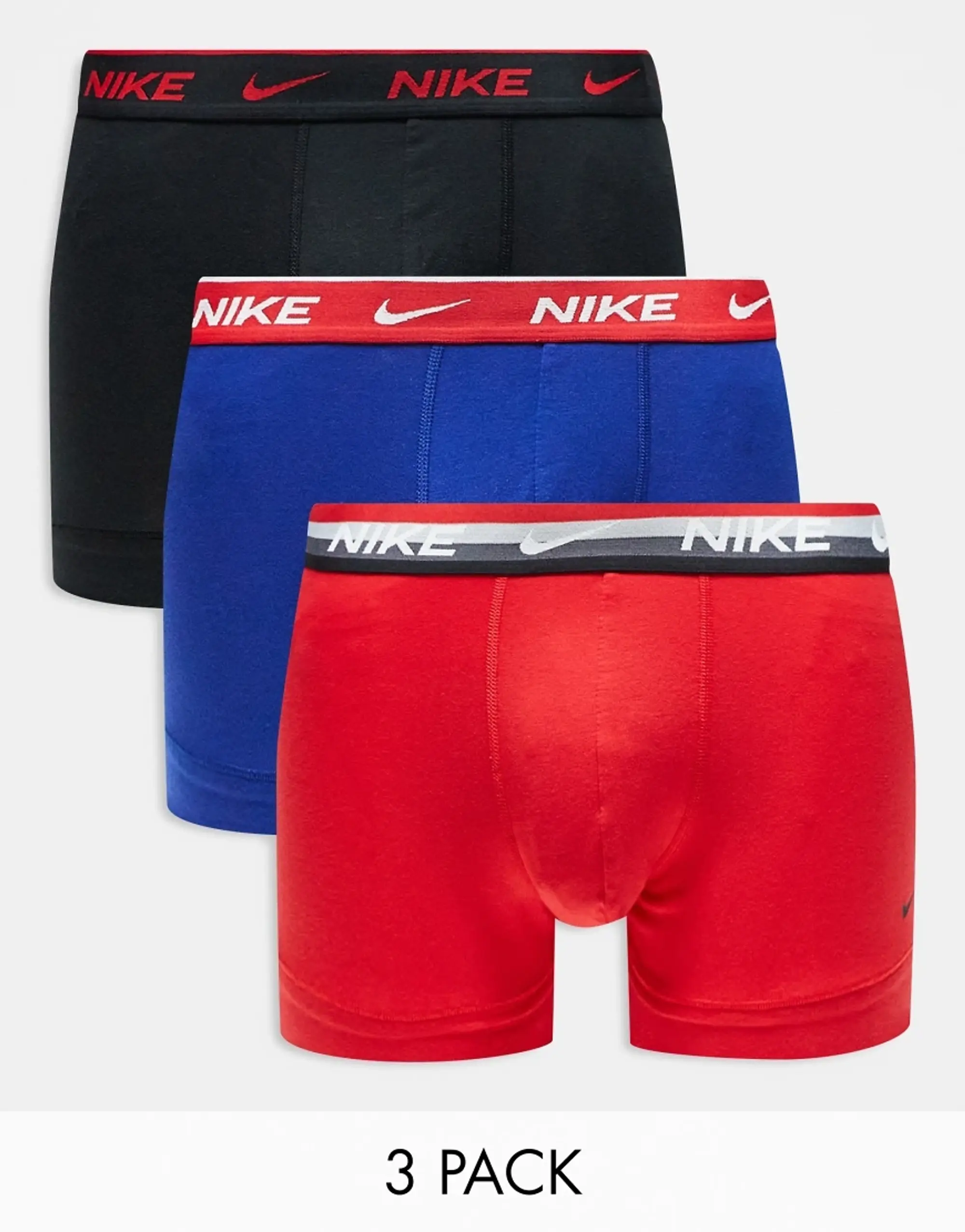 Nike Trunk 3 Pack Unisex Underwear - Black