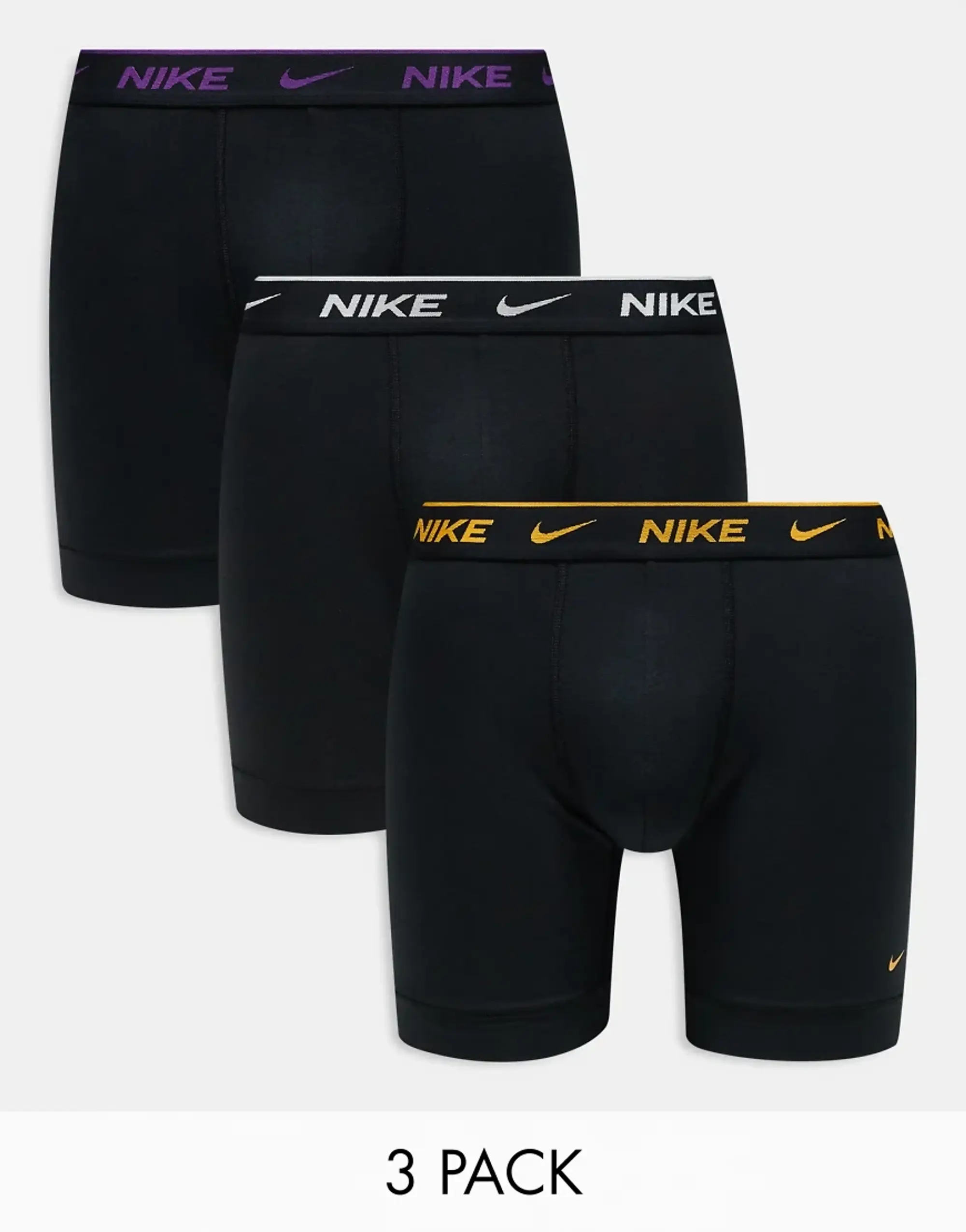 Nike Trunk 3 Pack Unisex Underwear - Black