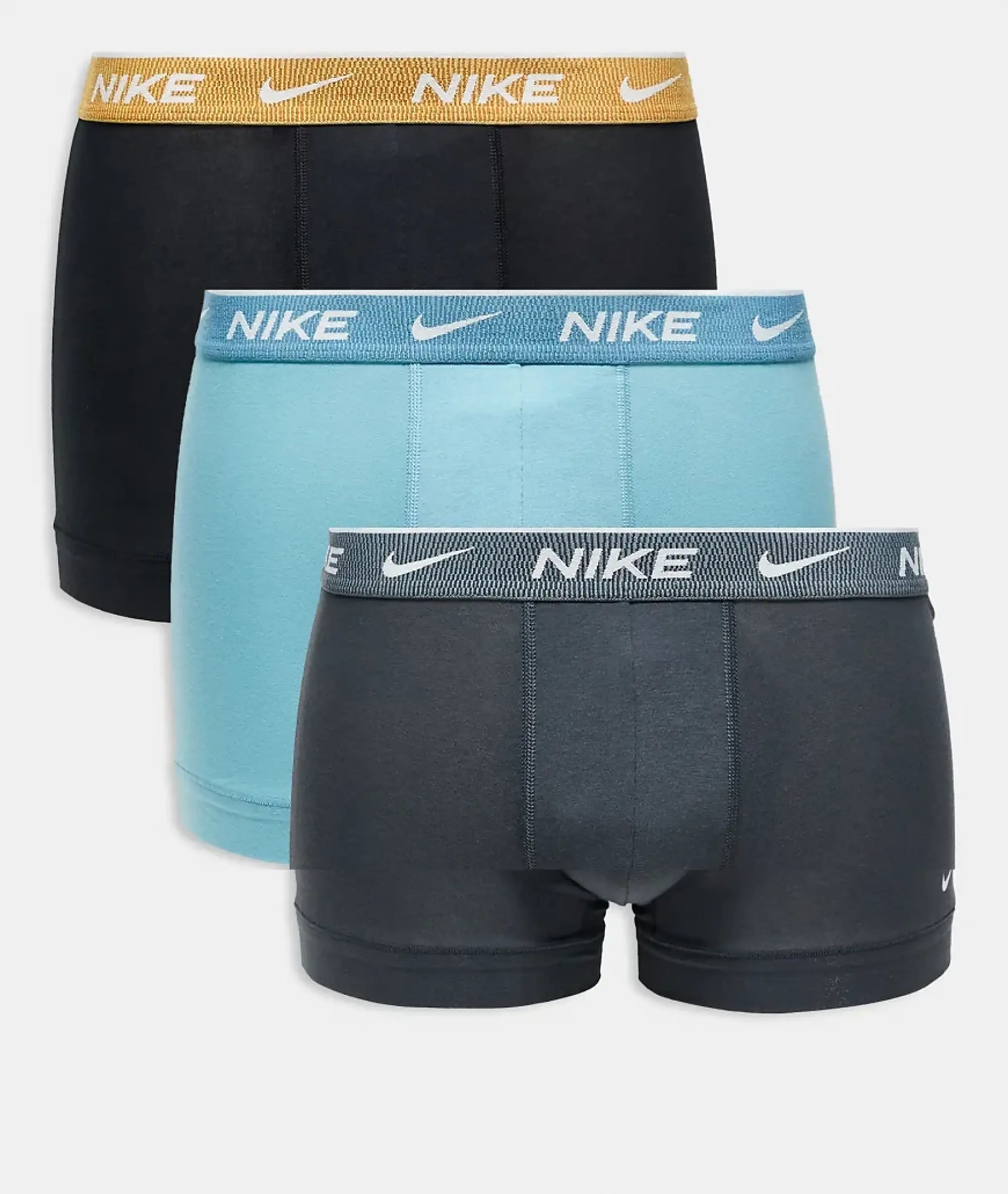 Nike Trunk 3 Pack Unisex Underwear - Black