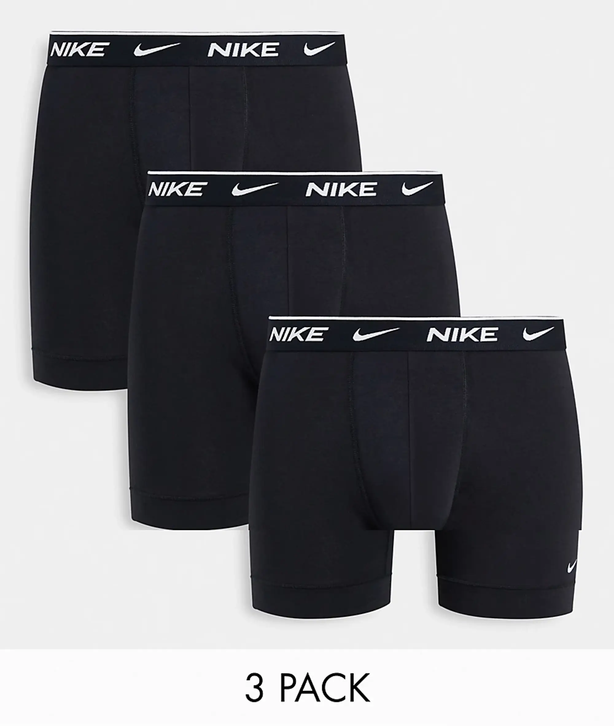 Nike Trunk 3 Pack Unisex Underwear - Black