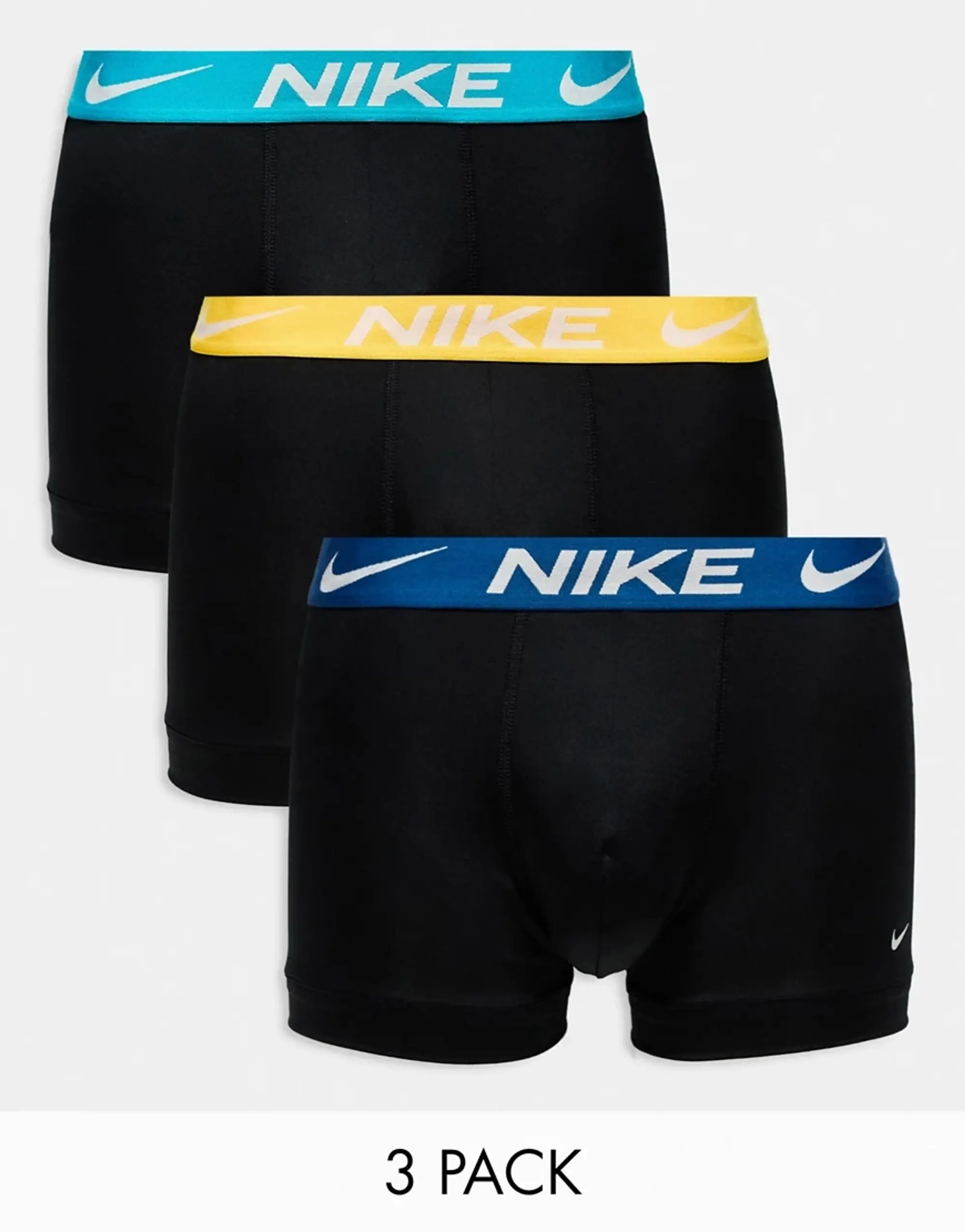 Nike Trunk 3 Pack Unisex Underwear - Black