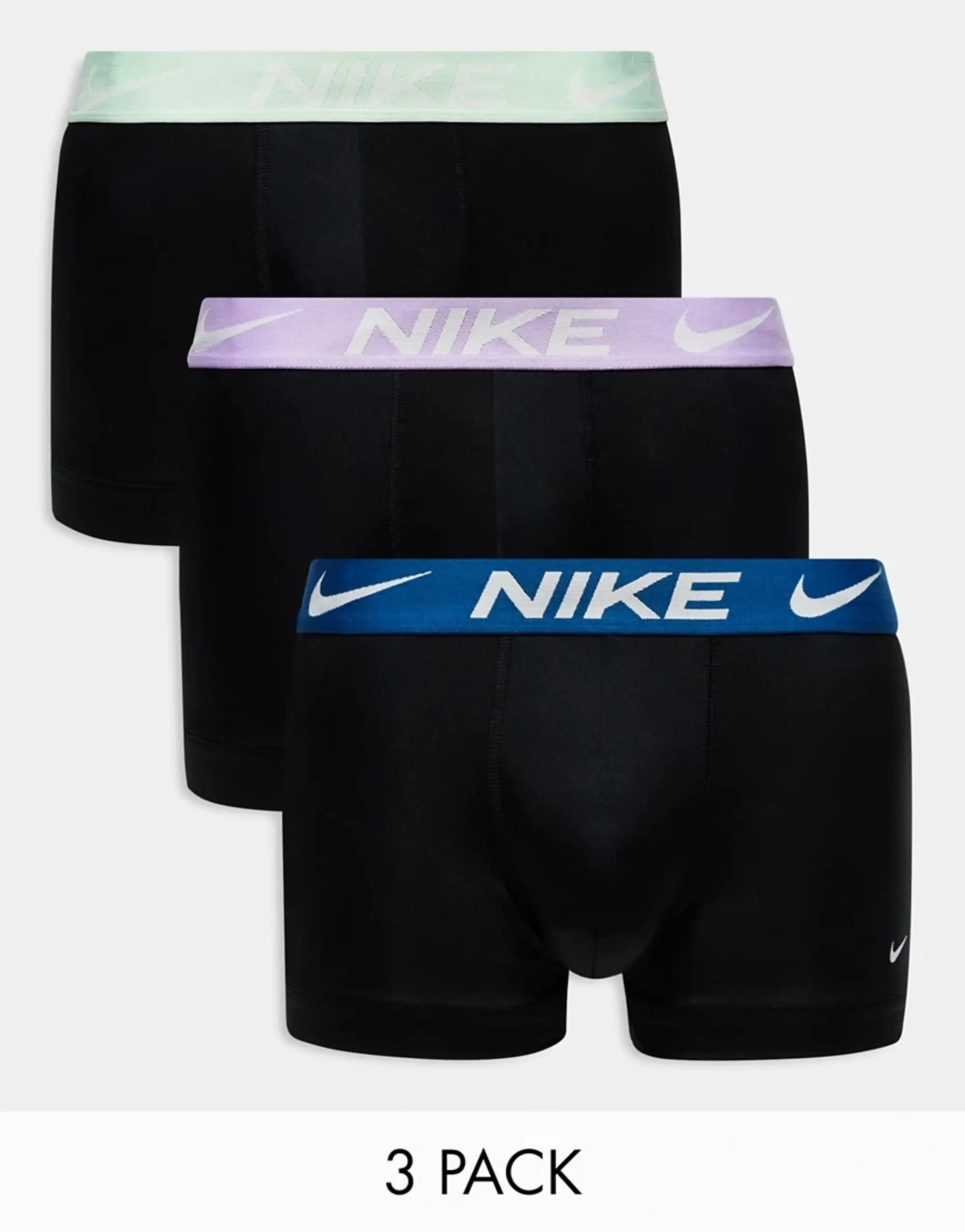 Nike Trunk 3 Pack Unisex Underwear - Black