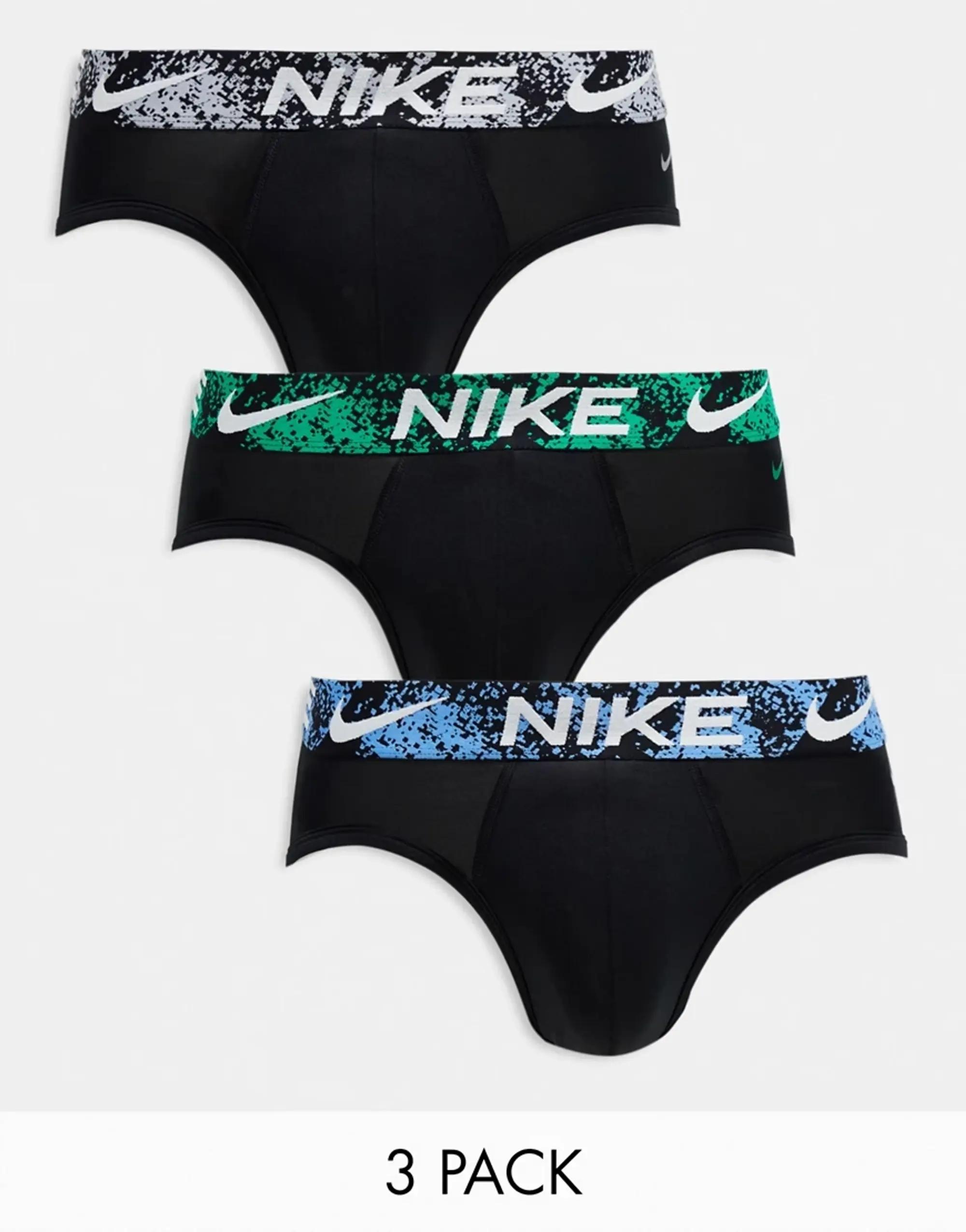 Nike Trunk 3 Pack Unisex Underwear - Black