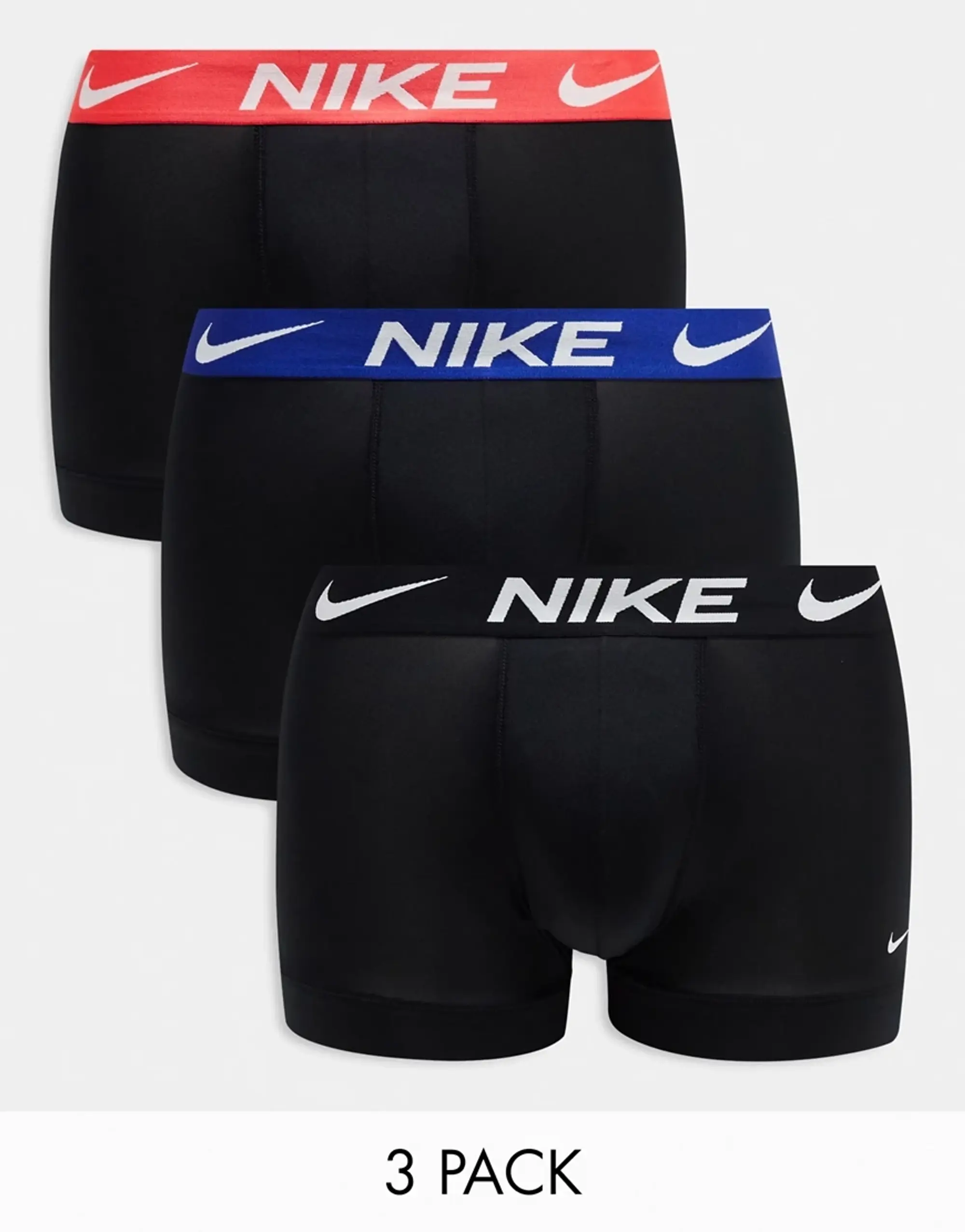 Nike Trunk 3 Pack Unisex Underwear - Black