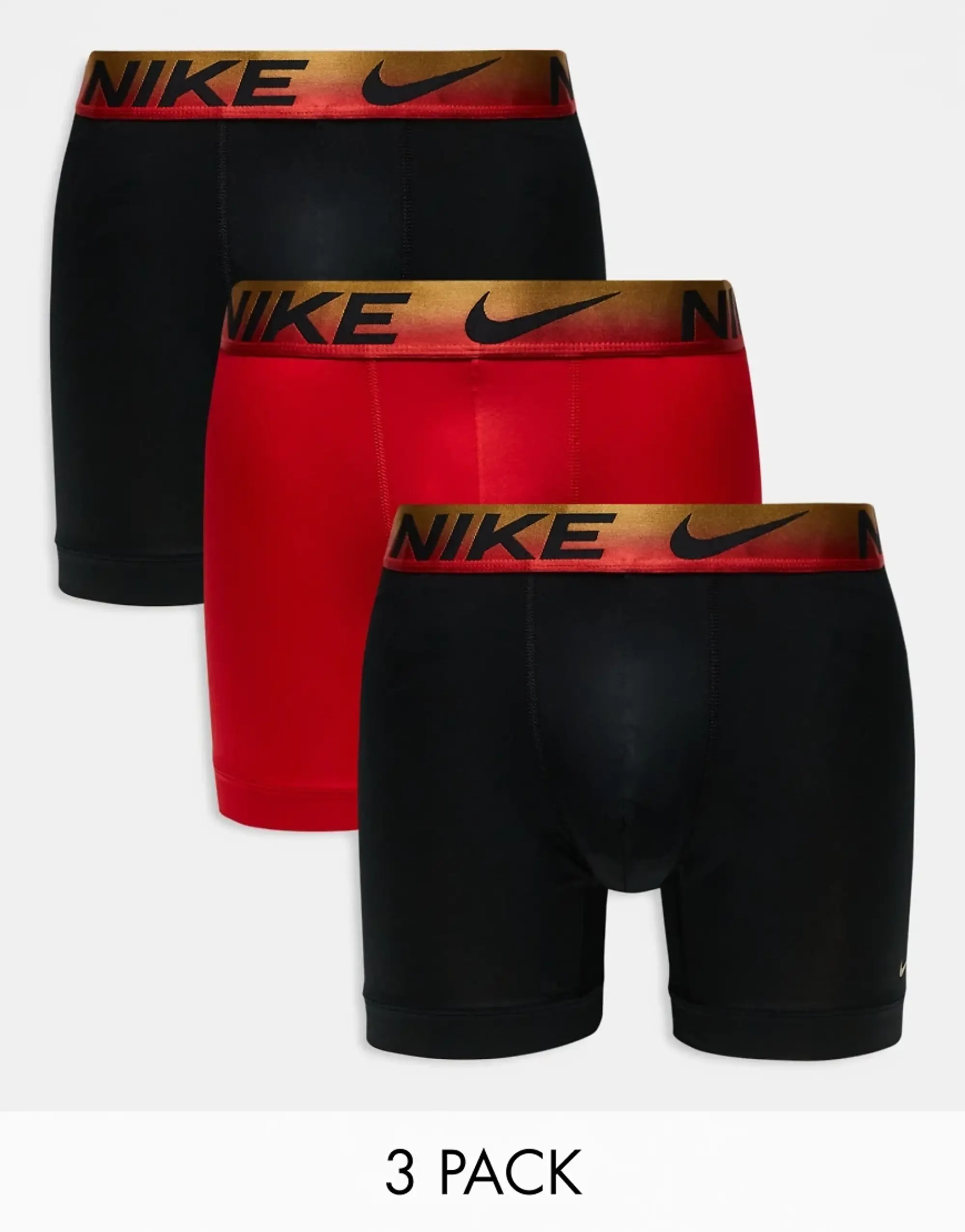 Nike Trunk 3 Pack Unisex Underwear - Black