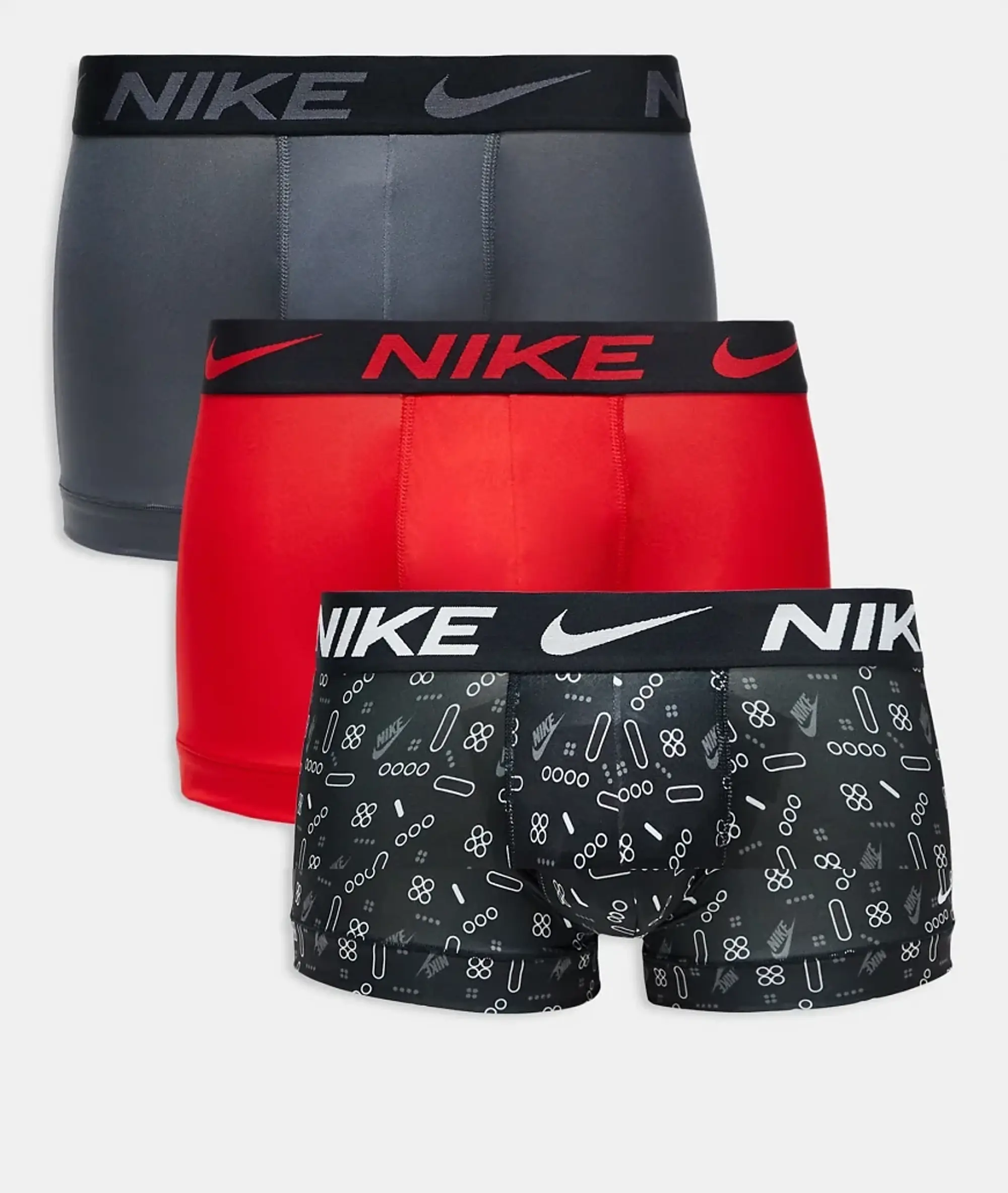 Nike Trunk 3 Pack Unisex Underwear - Black