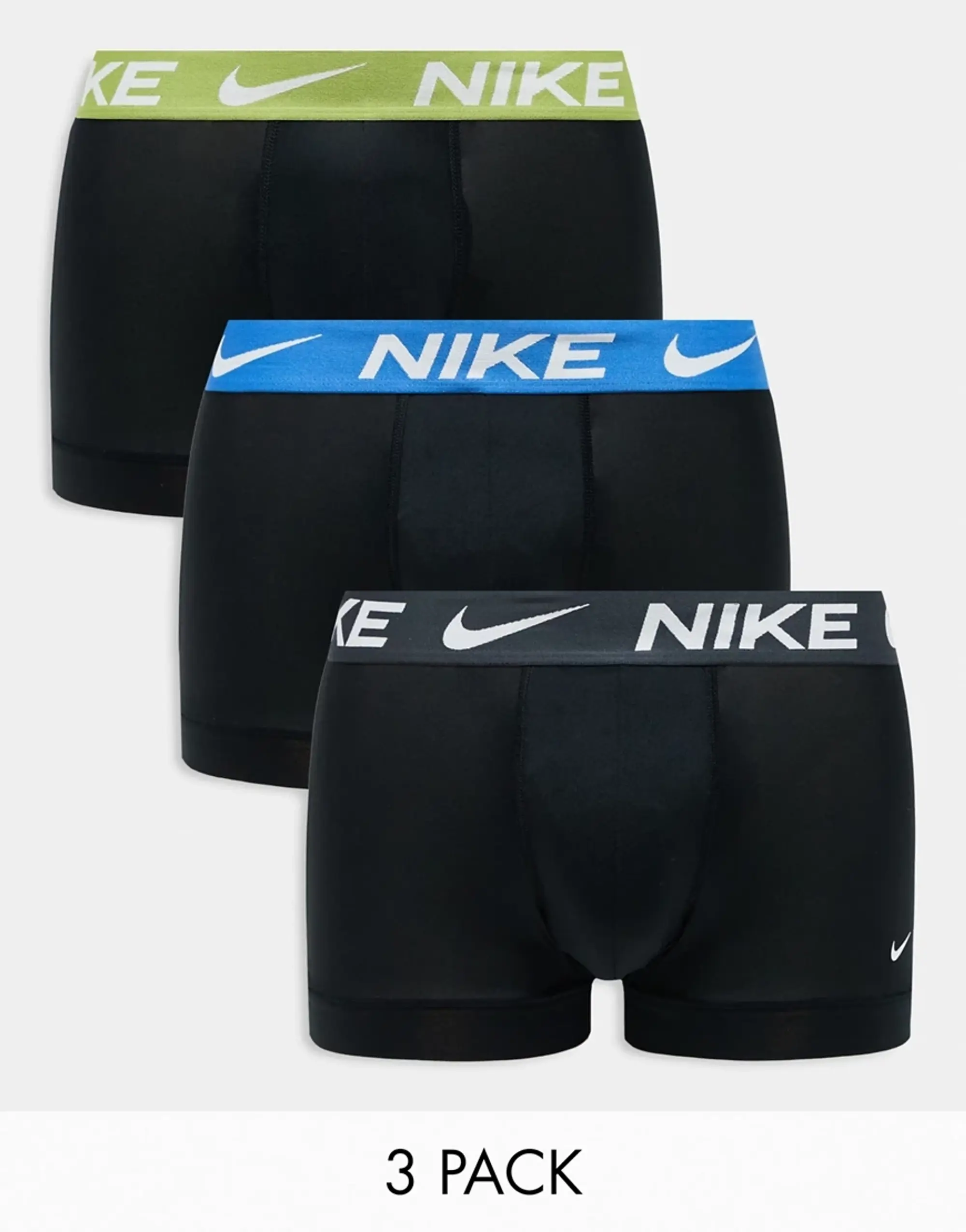 Nike Trunk 3 Pack Unisex Underwear - Black