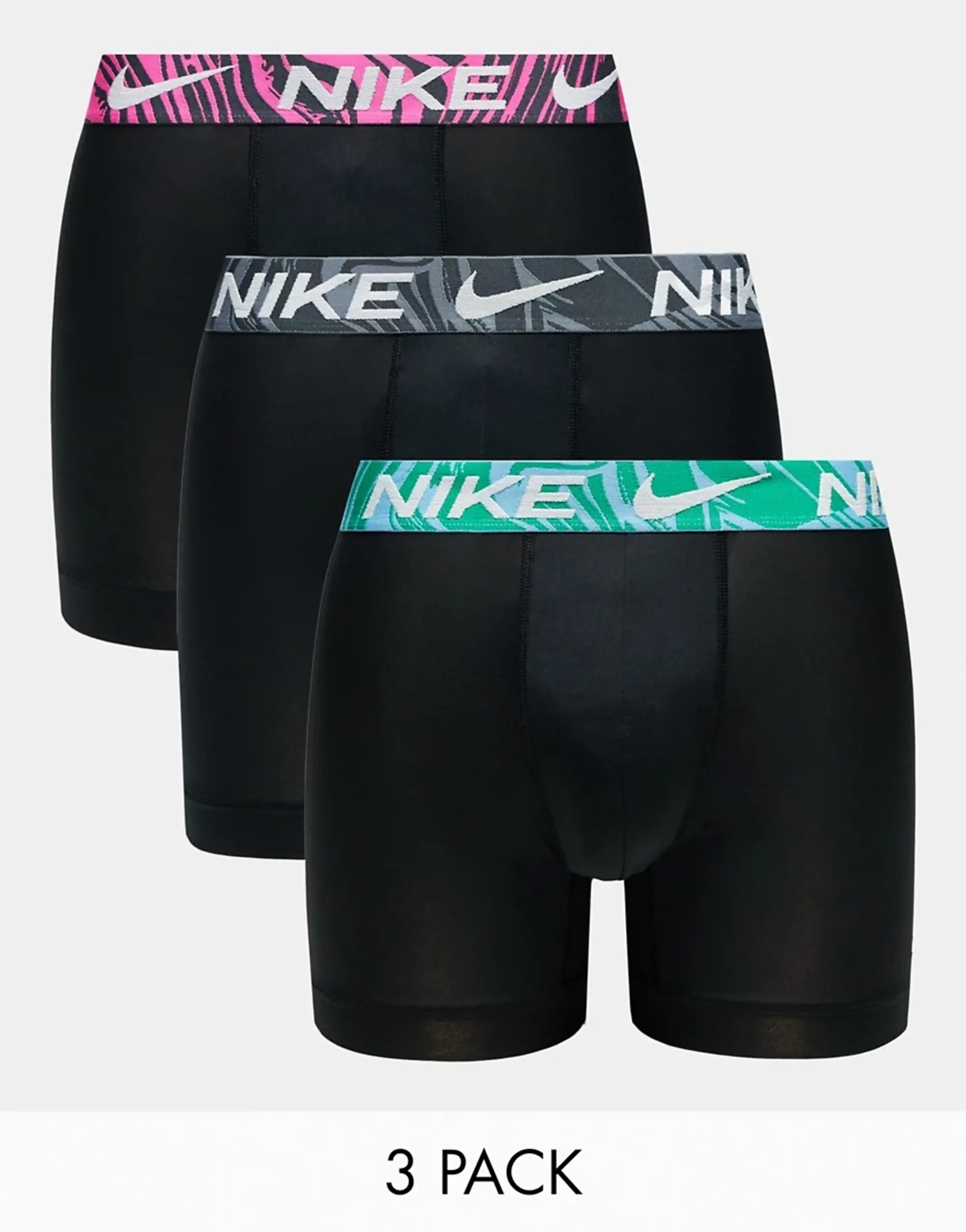 Nike Trunk 3 Pack Unisex Underwear - Black