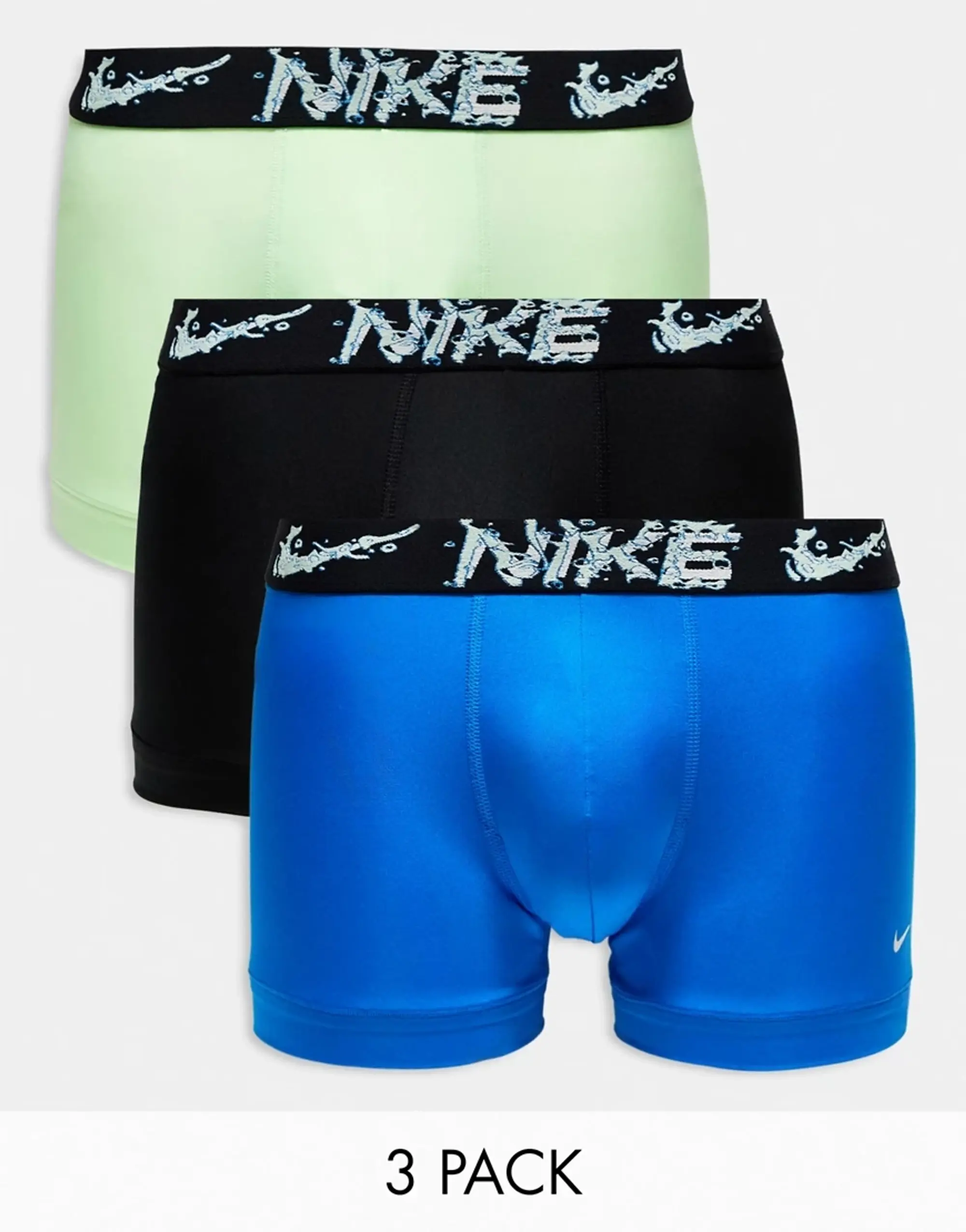 Nike Trunk 3 Pack Unisex Underwear - Black