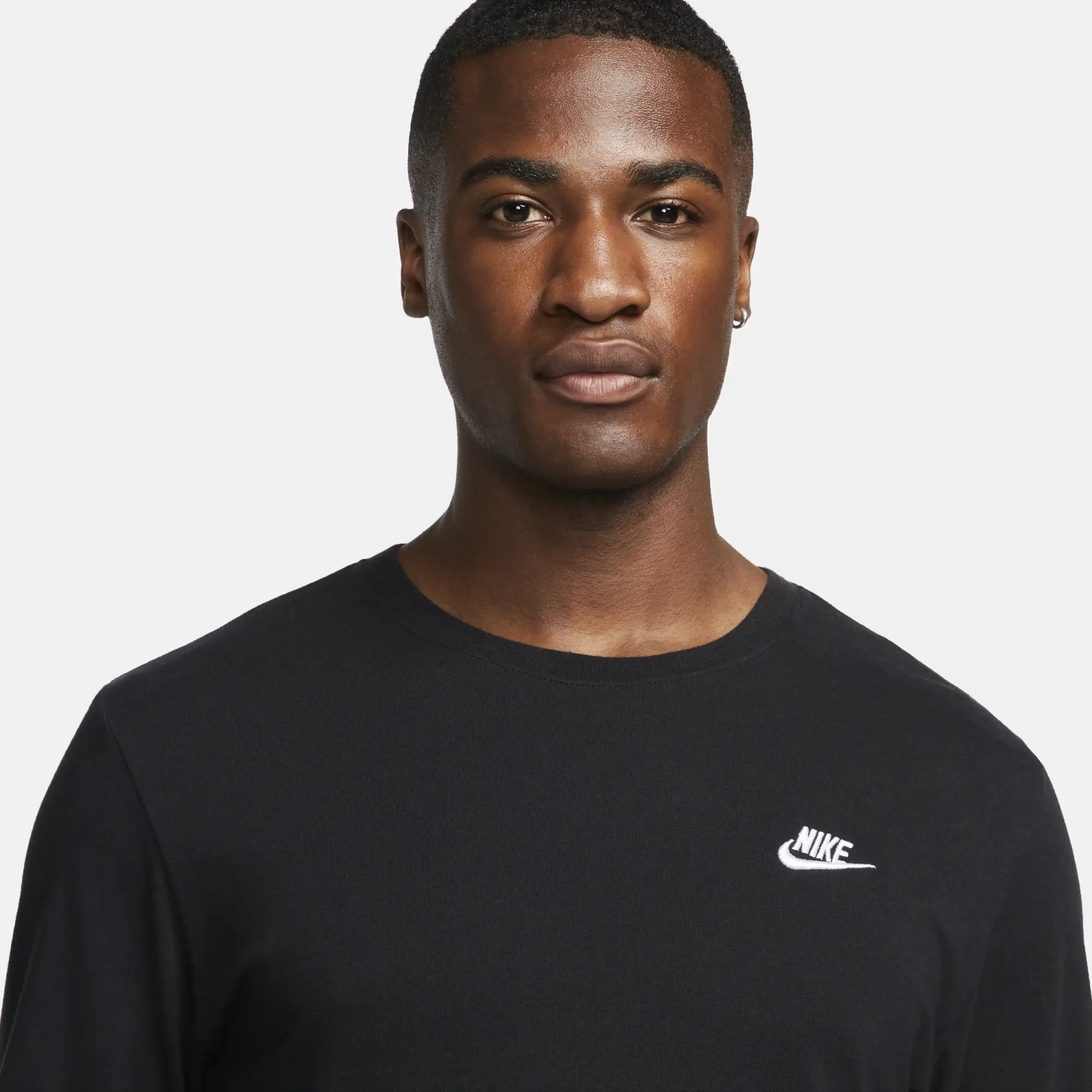 Nike T-Shirt Nsw Club Long Sleeves - ['Black']