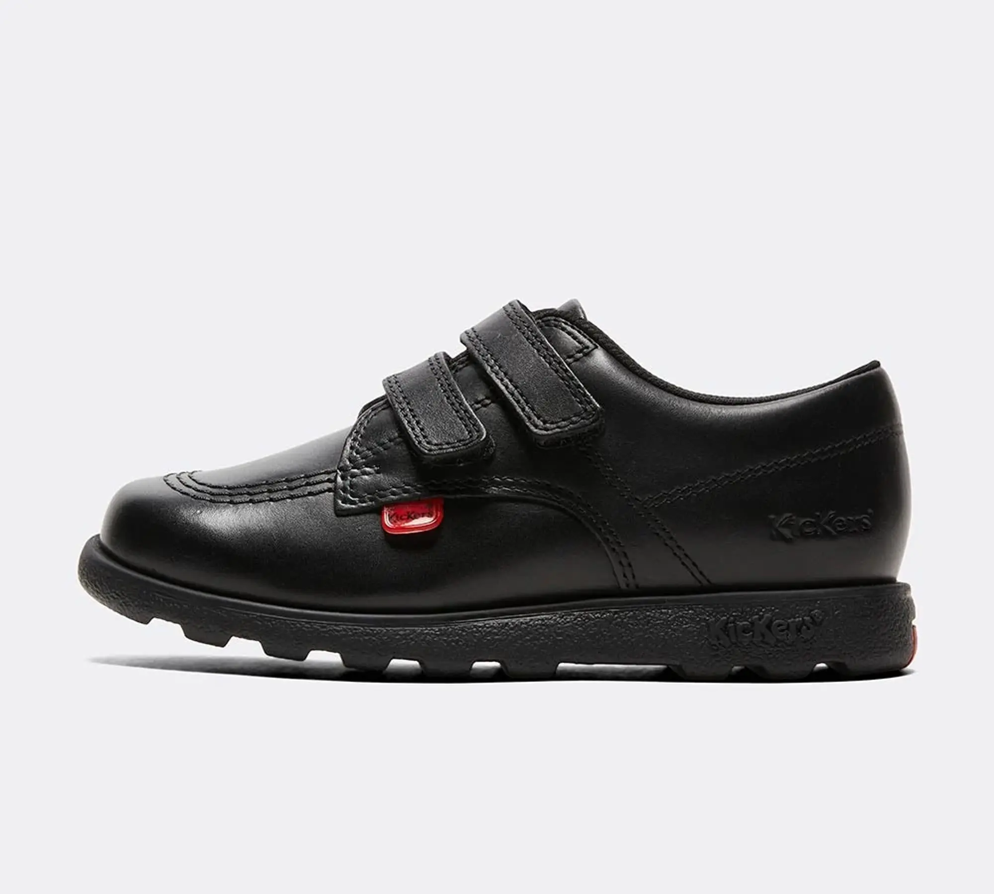 Kickers Nursery Fragma Twim Strap Shoe - Black - Size 9 - Black