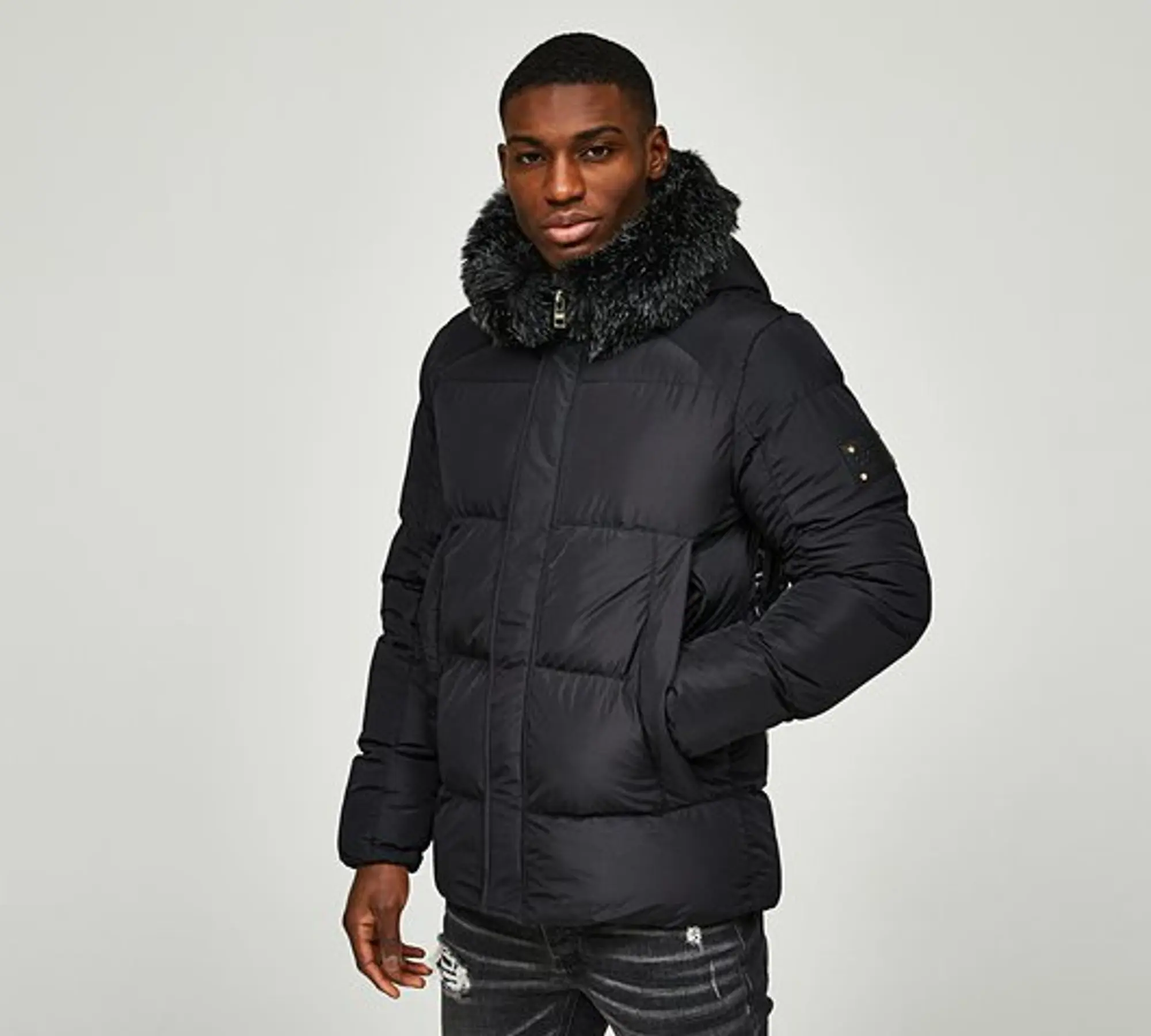 Glorious Gangsta Omarez 2.0 L Short Puffer Jacket - Black - Size M - Black