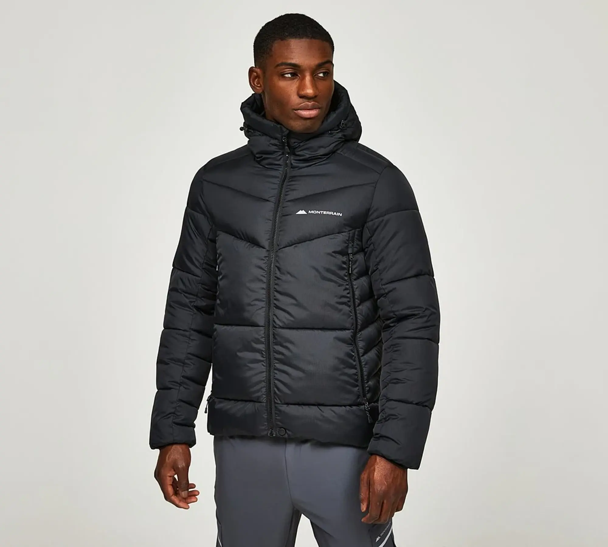 Monterrain Blanc Puffer Jacket - Black - Size XS - Black