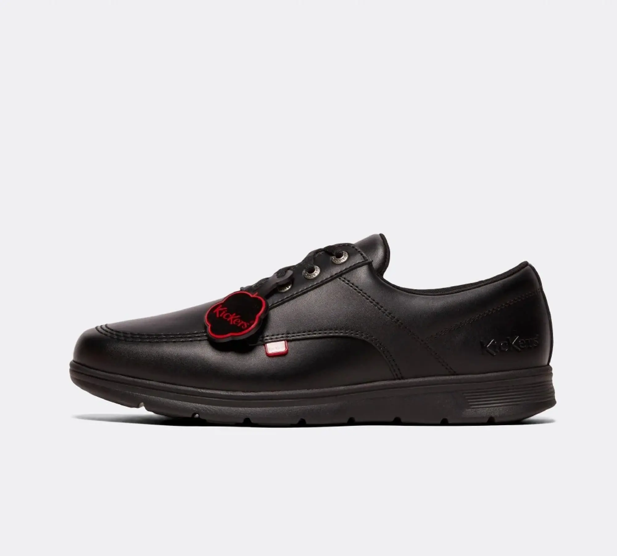 Kickers Kelland Lace Lo Shoe - Black - Size 6 - Black