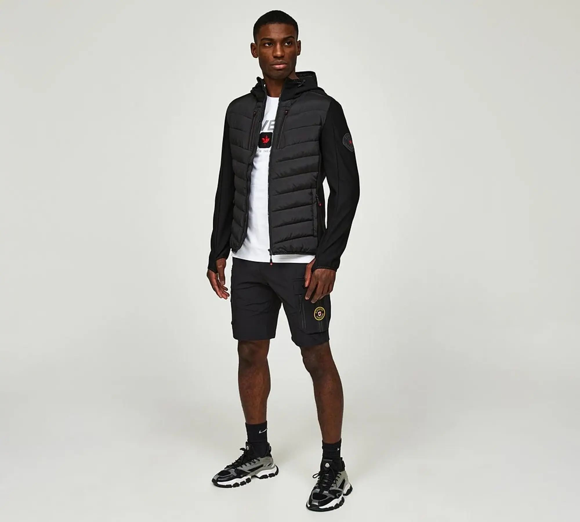 Zavetti Canada Sezalto Hybrid Puffer Jacket - Black - Size 2XL - Black