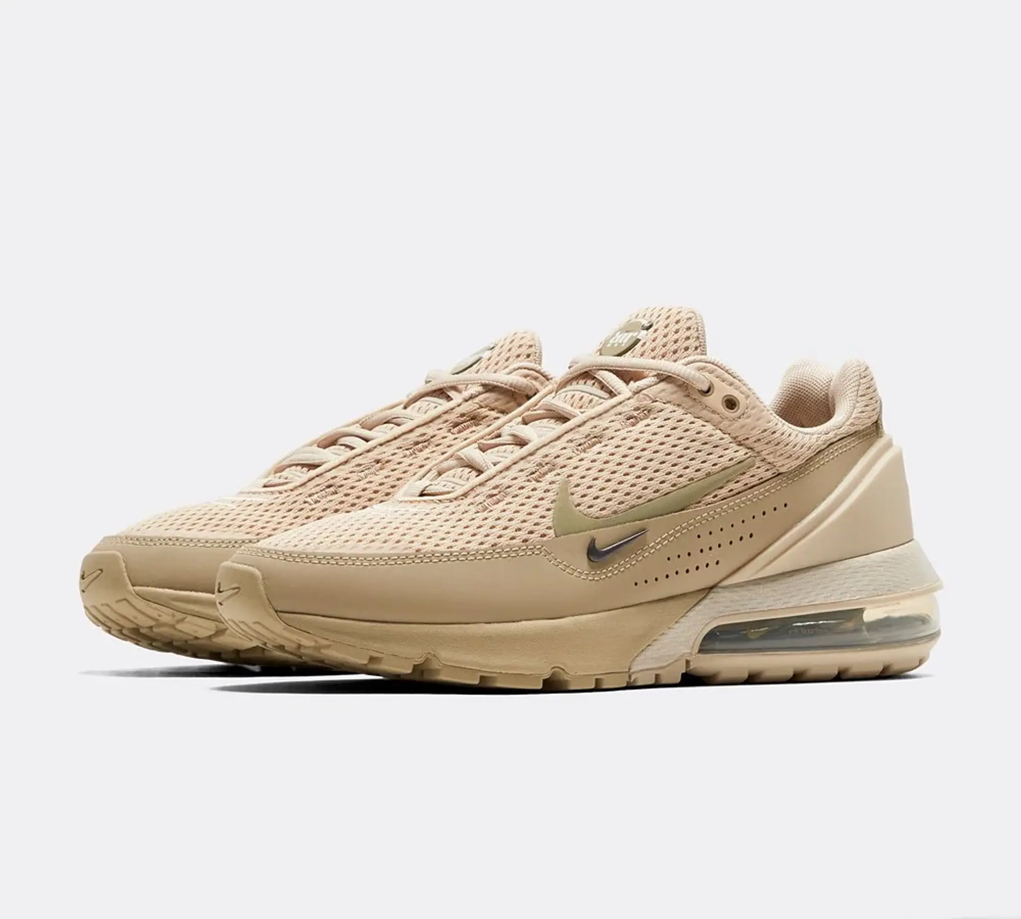 Nike Womens Air Max Pulse Trainer - Gold - Size 3 - Beige