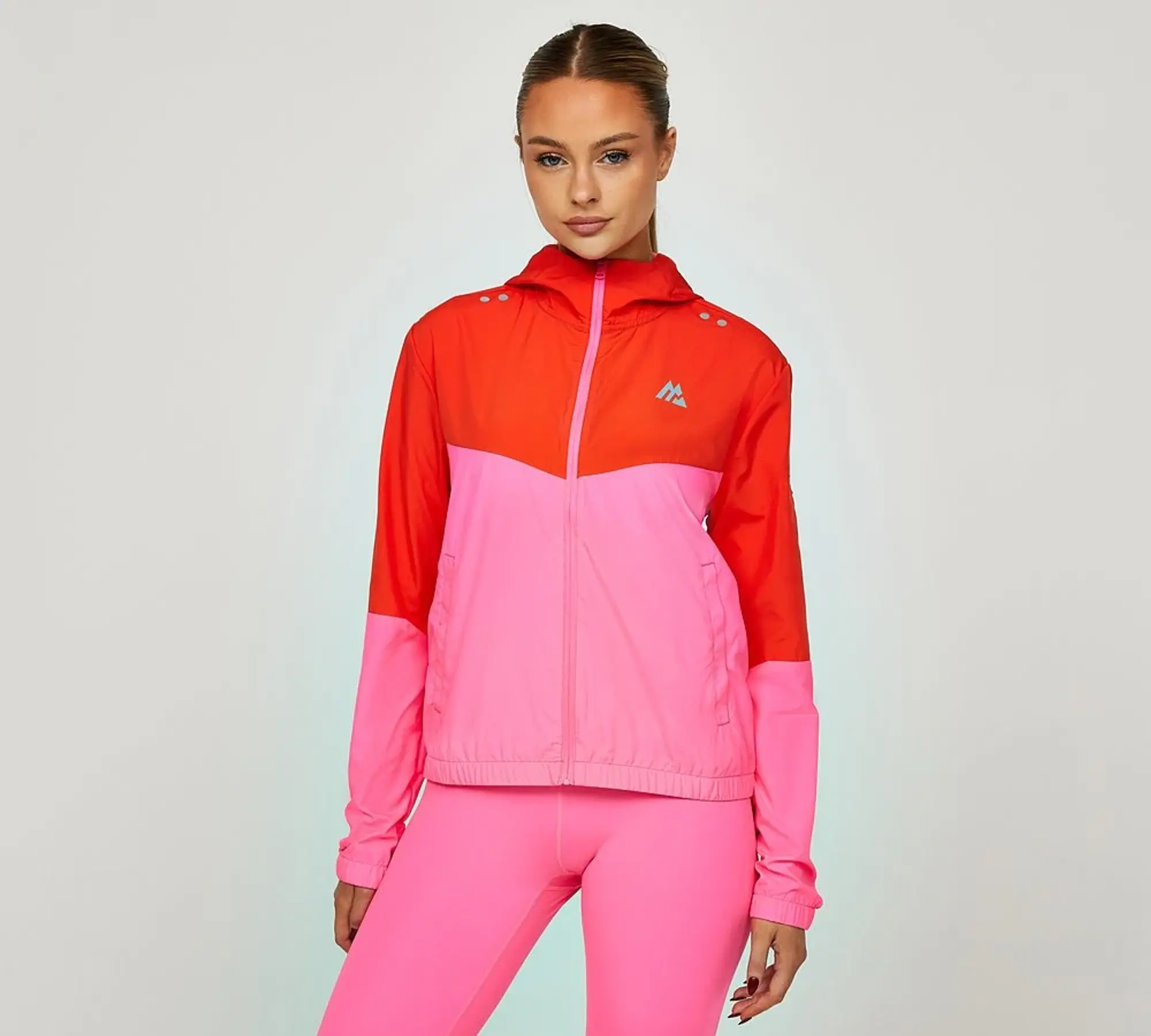 Colour block windbreaker womens best sale