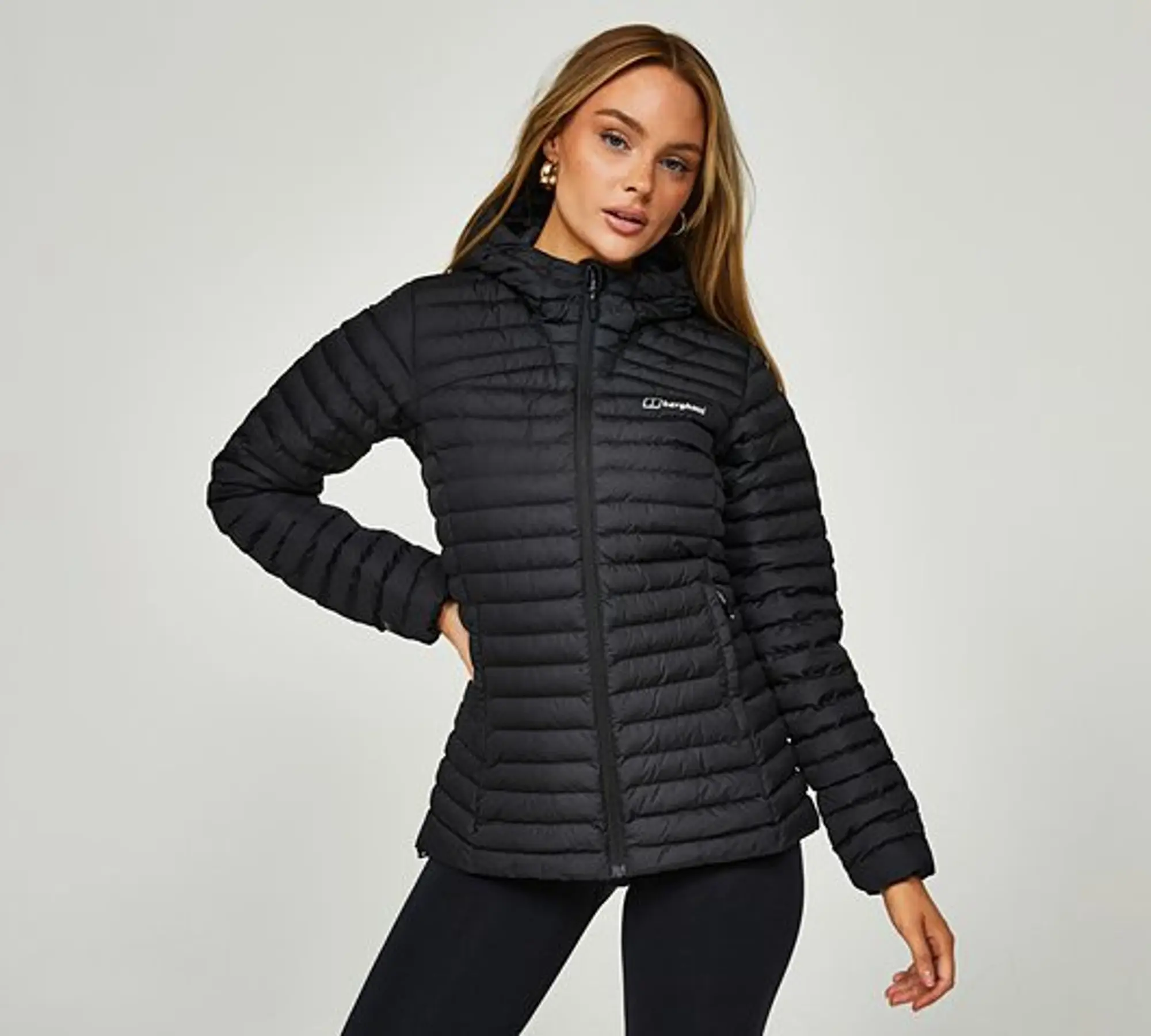 Berghaus Womens Nula Micro Hooded Puffer Jacket - Black - Size 10 - Black