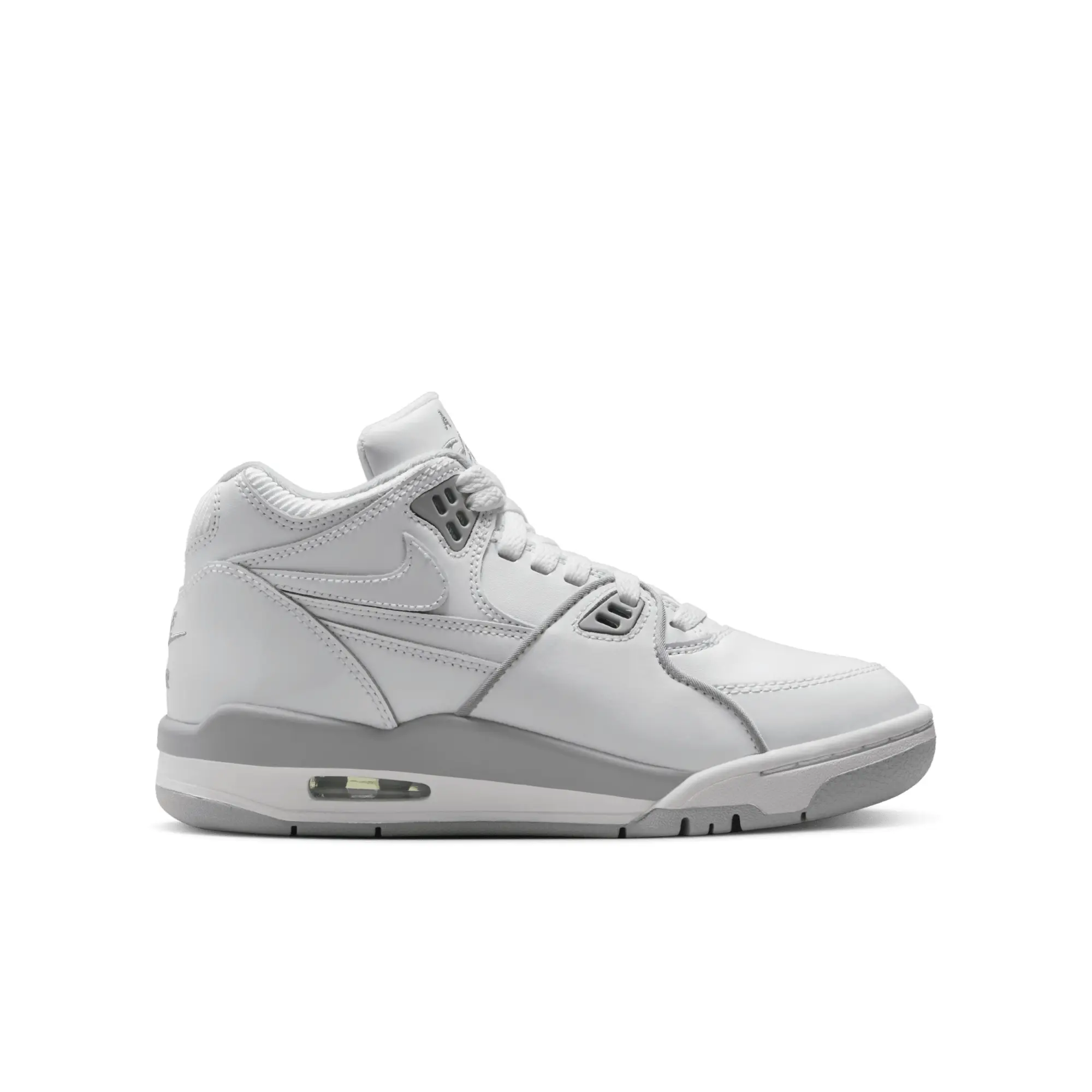 Nike white & grey air flight 89 Youth trainers