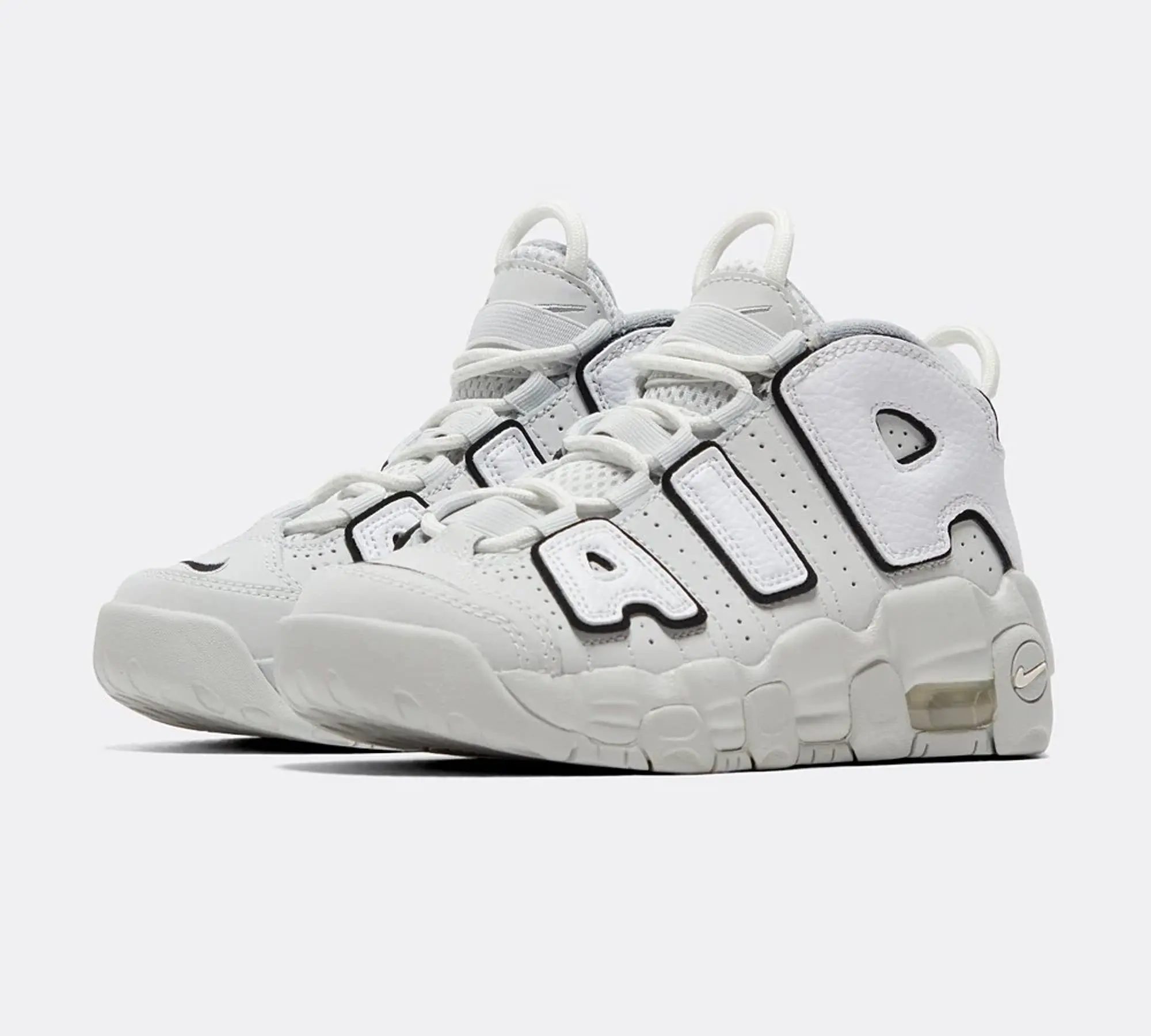 Nike Infant Air More Uptempo Trainer - Grey - Size 12.5 - Grey