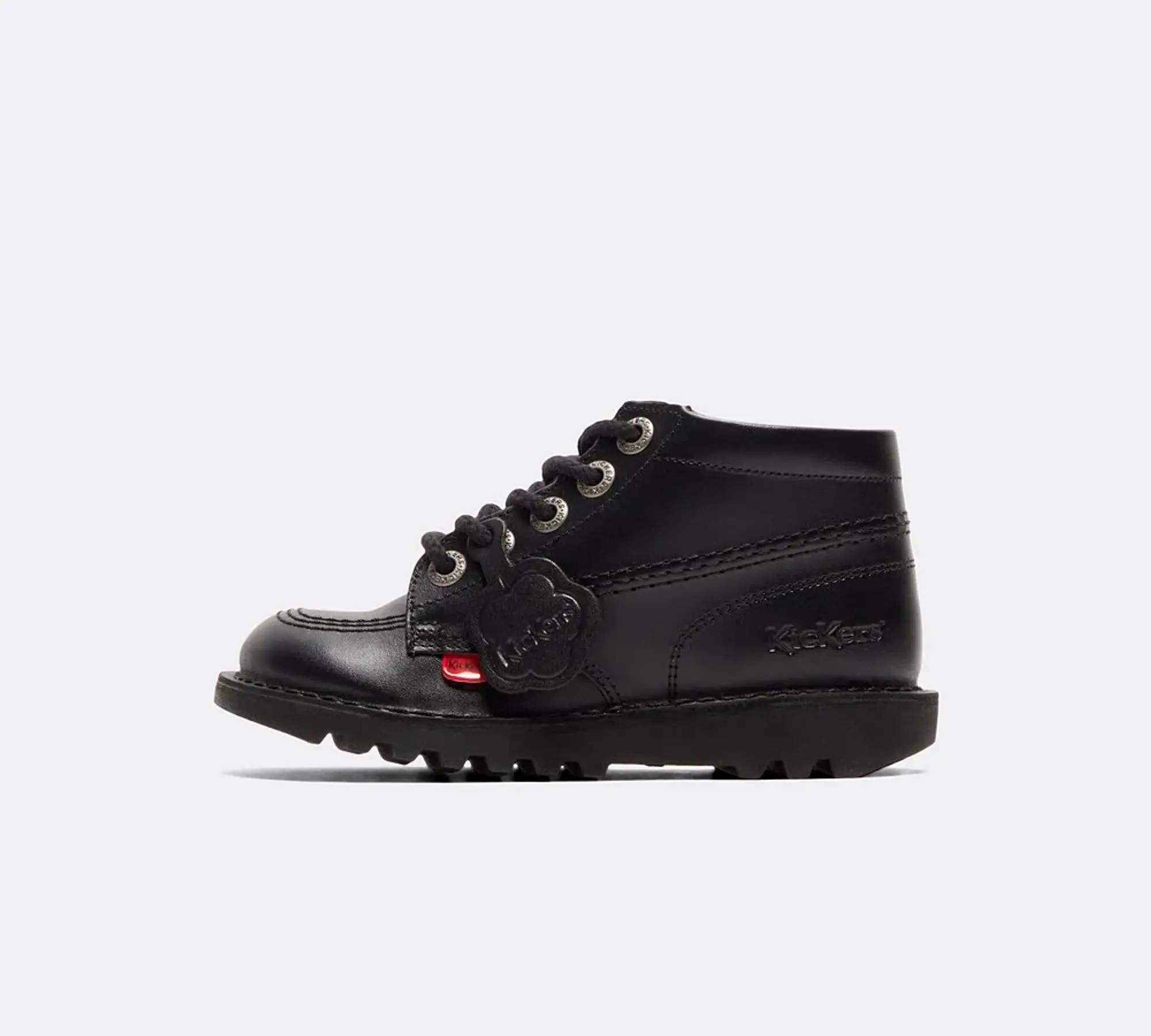 Kickers Infant Kick Hi Zip Shoe - Black - Size 10.5 - Black