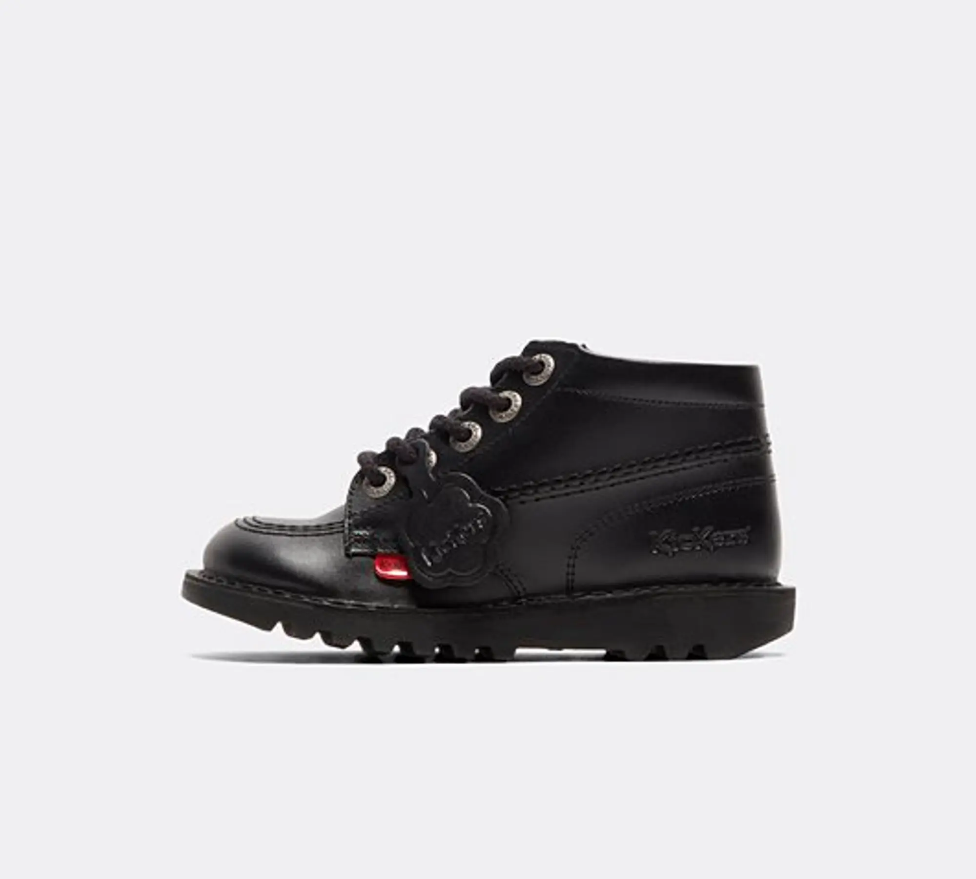 Kickers Infant Kick Hi Zip Shoe - Black - Size 10.5 - Black