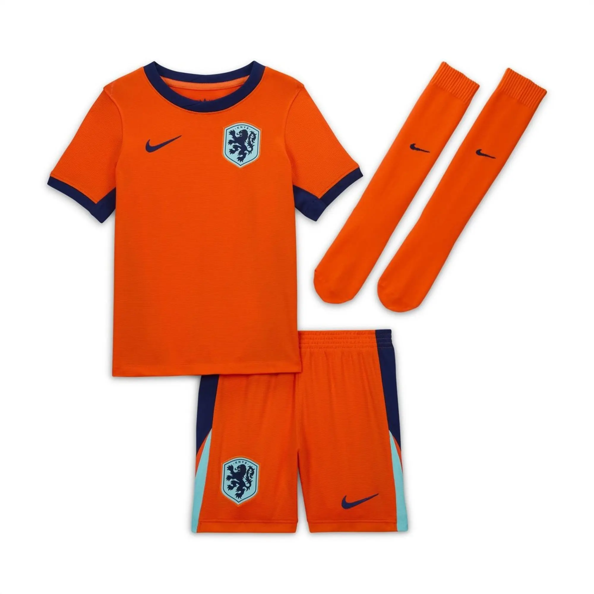 Nike Netherlands Kids SS Home Mini Kit 2024