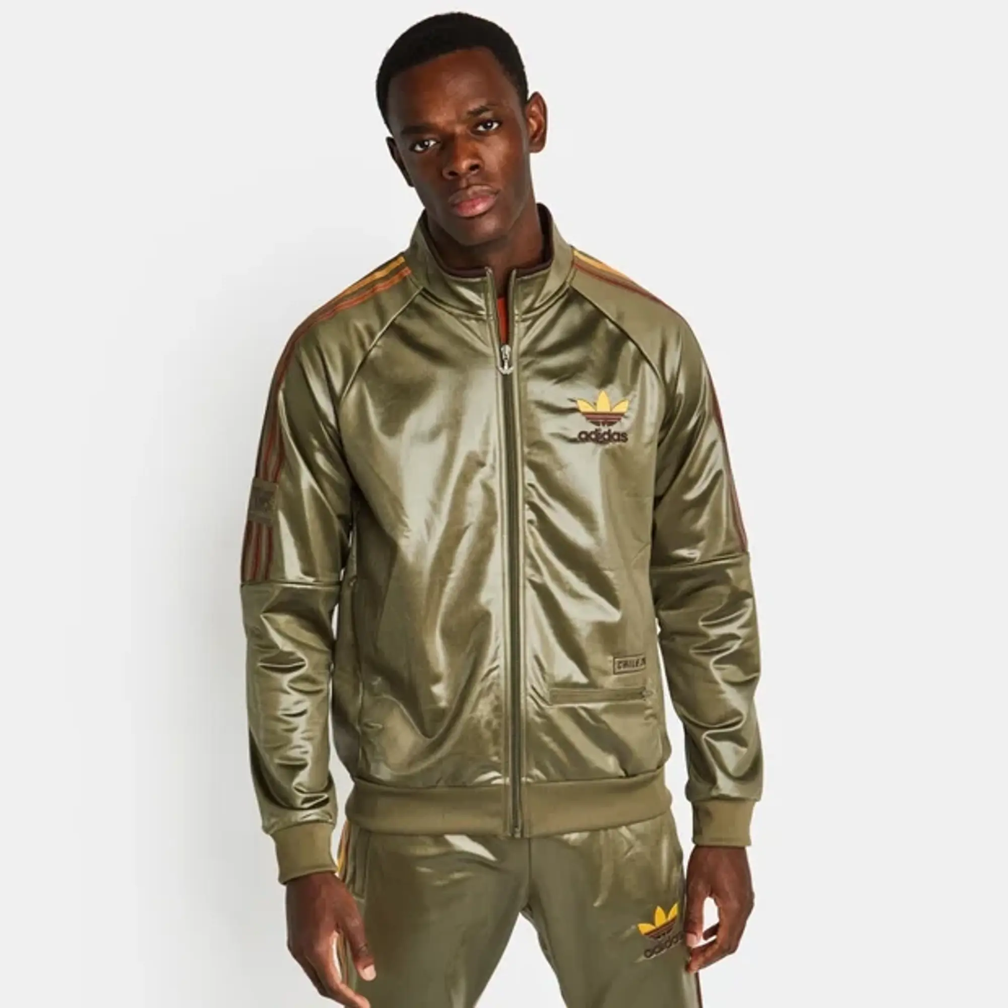 Adidas Chile 20 Track Top - Olive | IR8214 | FOOTY.COM