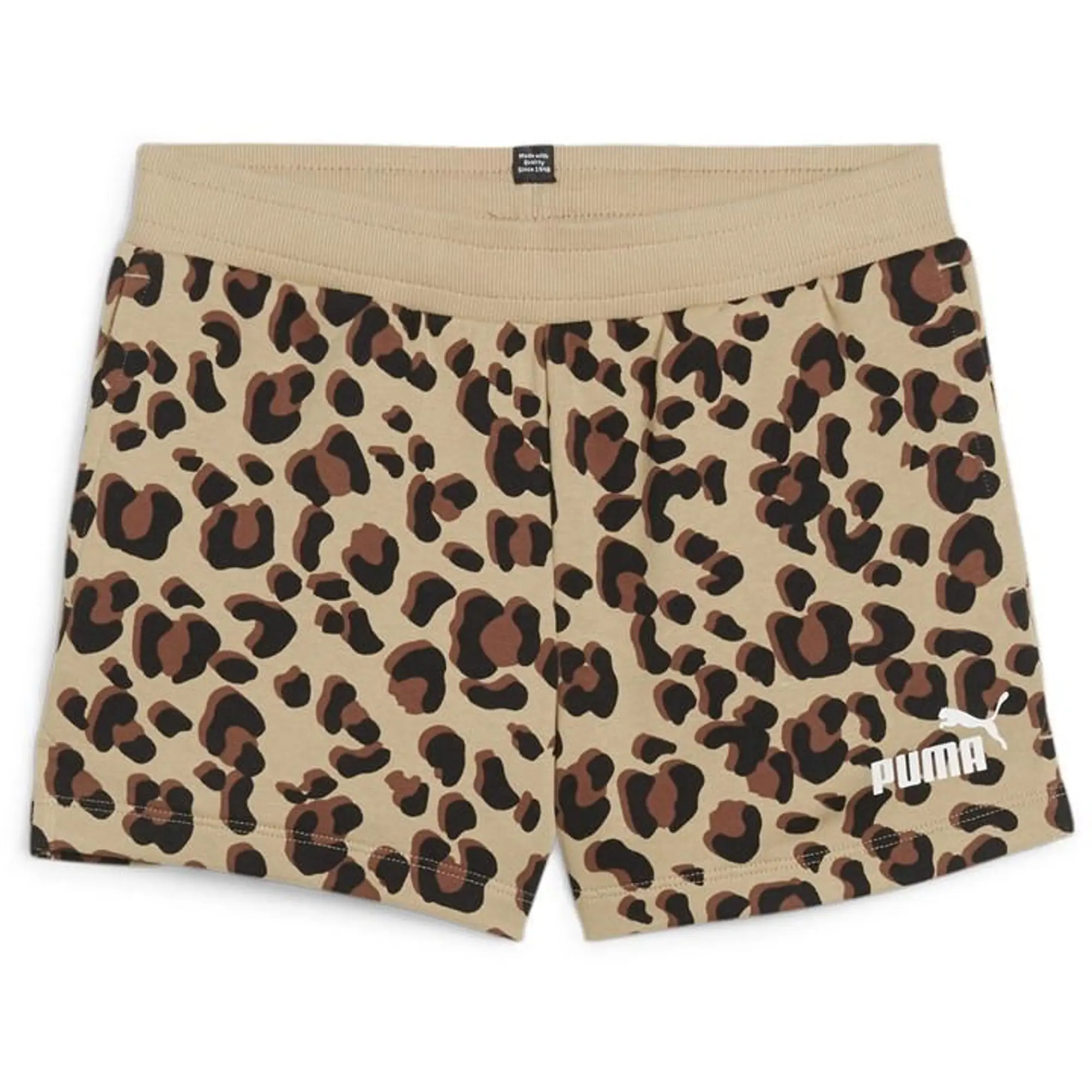Puma Girls ESS+ ANIMAL Shorts - Beige